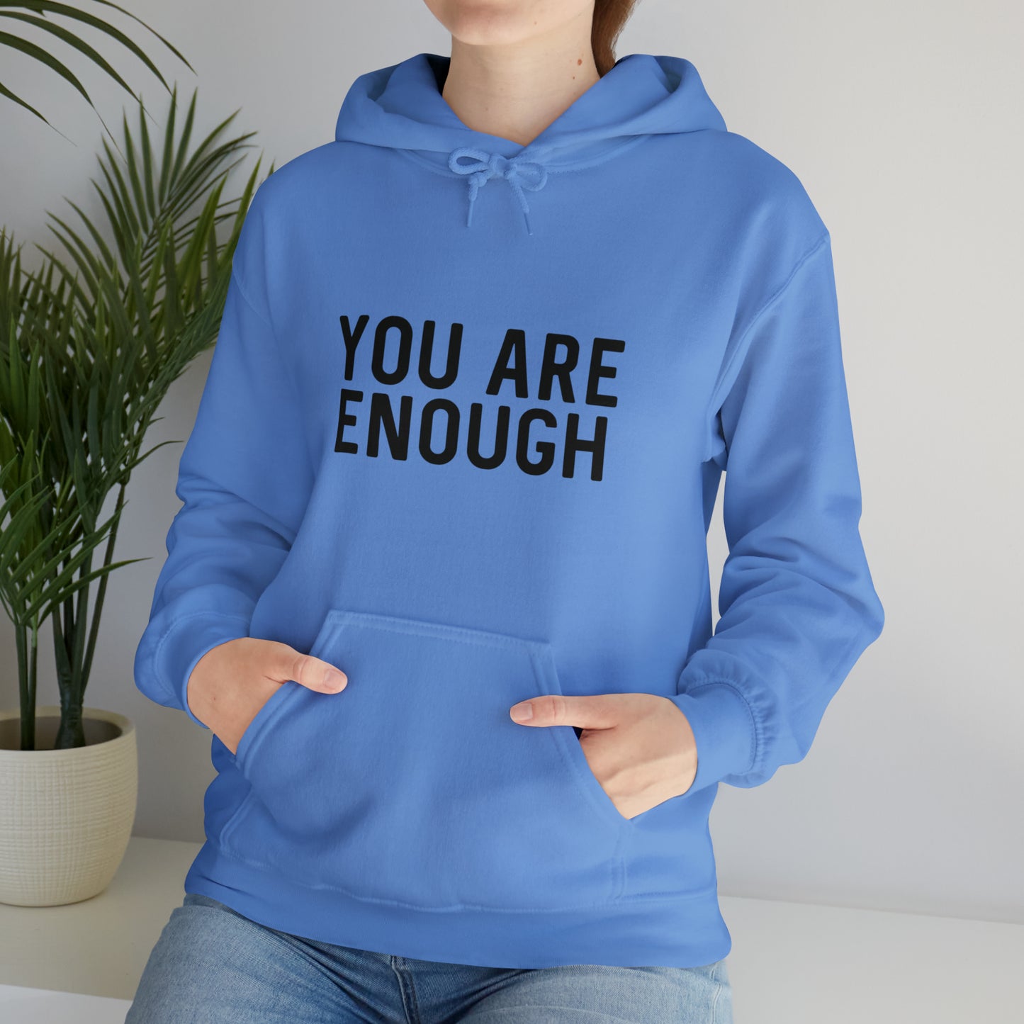 You are enough hoodie motivational sweater yogawear best friend gift mental health gift Teach hoodie, Teacher mode Hoodie Christmas Sweater,