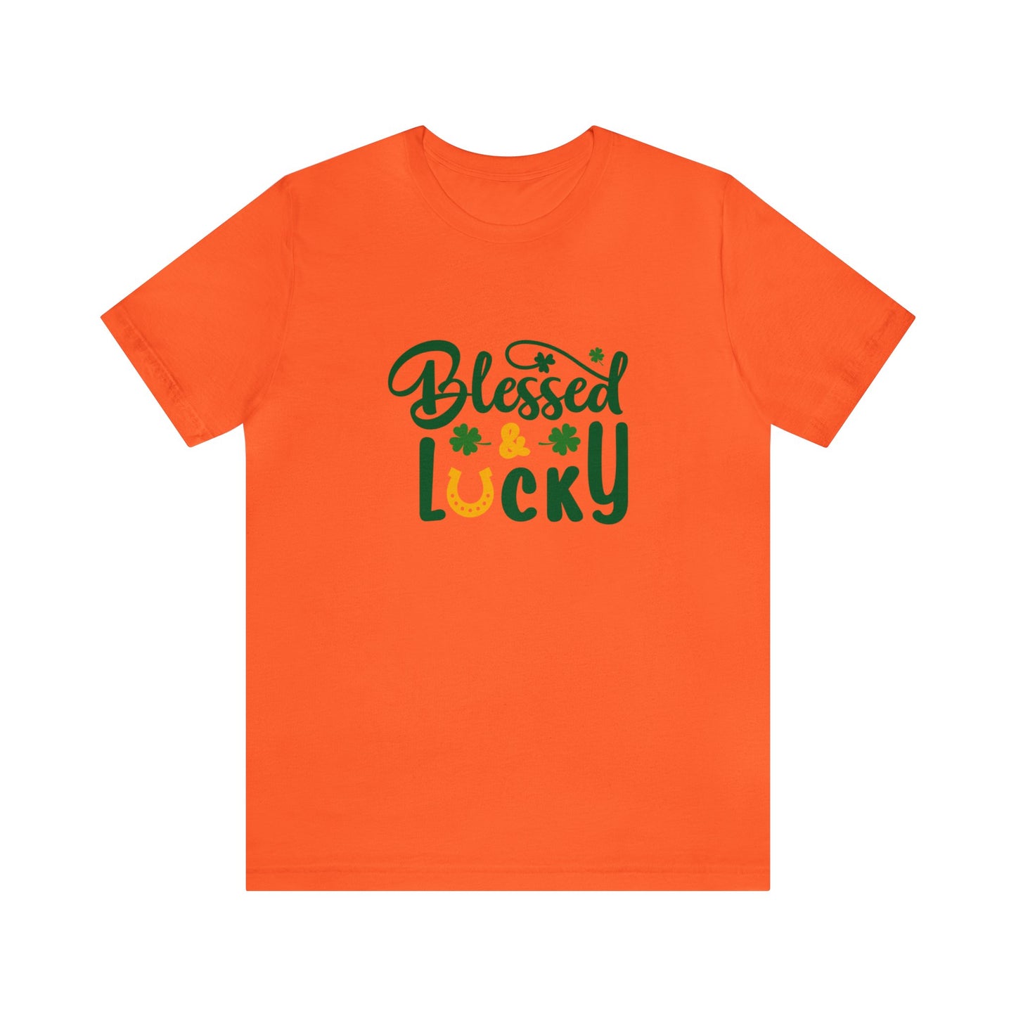 St Patrick's Day shirt blessed and lucky shirt Irish leaf shirt Unisex Tee Retro Shirt T-Shirt best friend vacation shirt beach