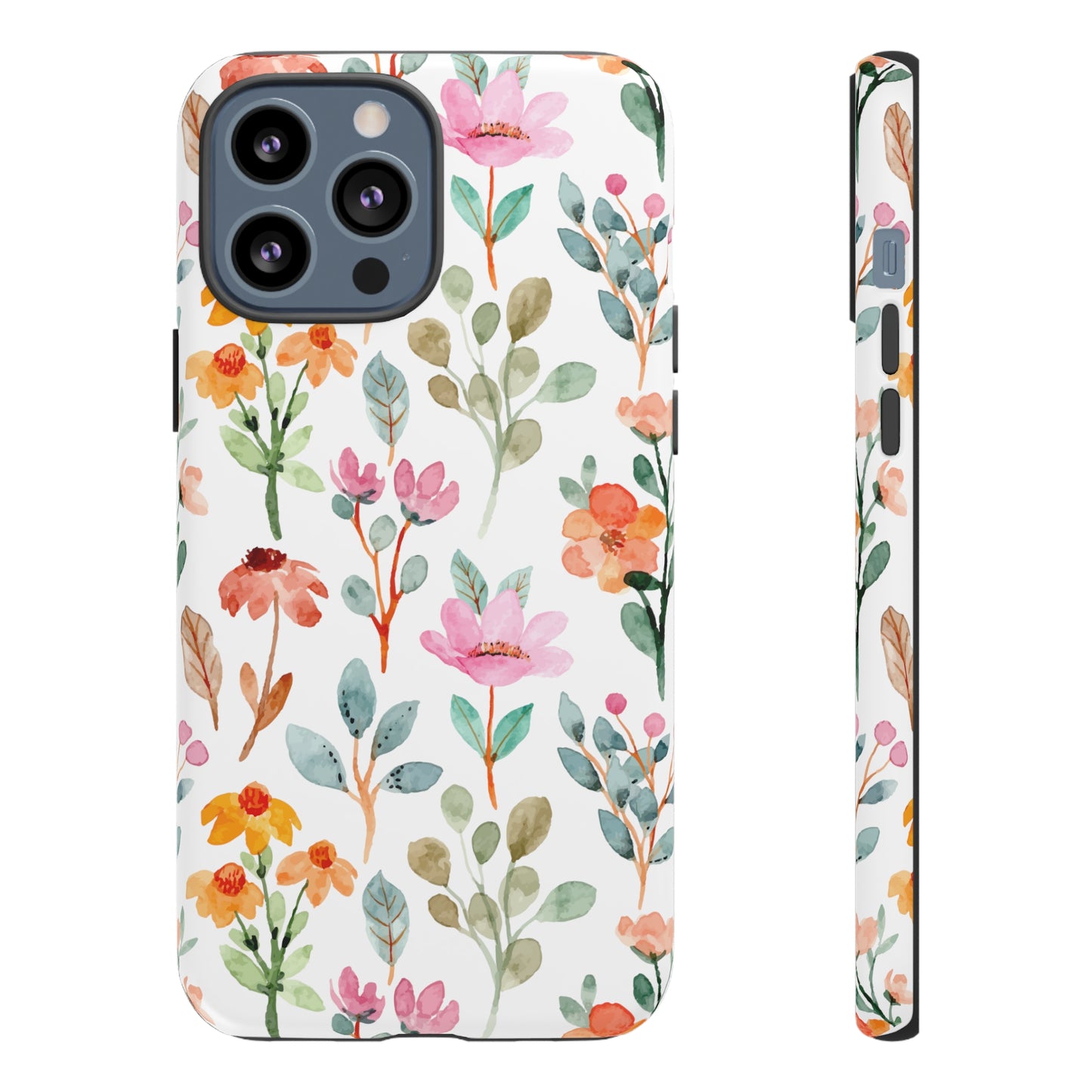 Floral phone case mother's day gift best friend gift for her gift for him flower cell phone cases Tough Cases