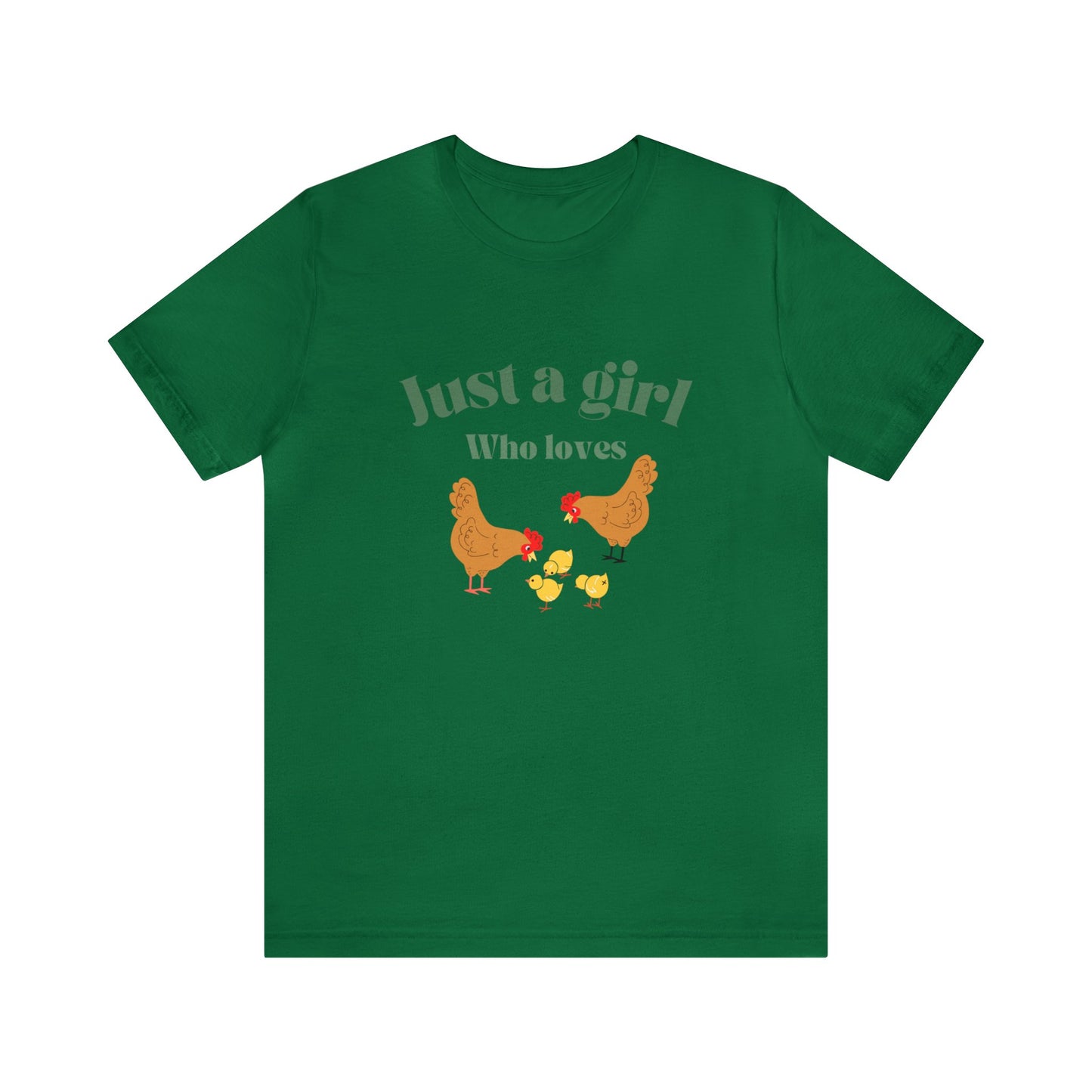 Just a girl who loves chickens shirt funny gift for her chicken shirt girlfriend shirt birthday Shirt Matching travel Tees farm life style
