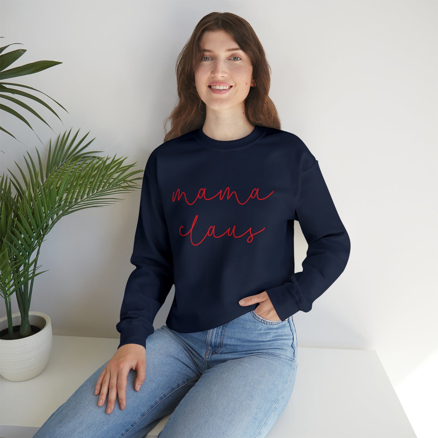 Mama claus sweater Festive AF sweater Merry Bright Christmas sweatshirt gift for her for Women Christmas Sweater,Holiday Christmas gift