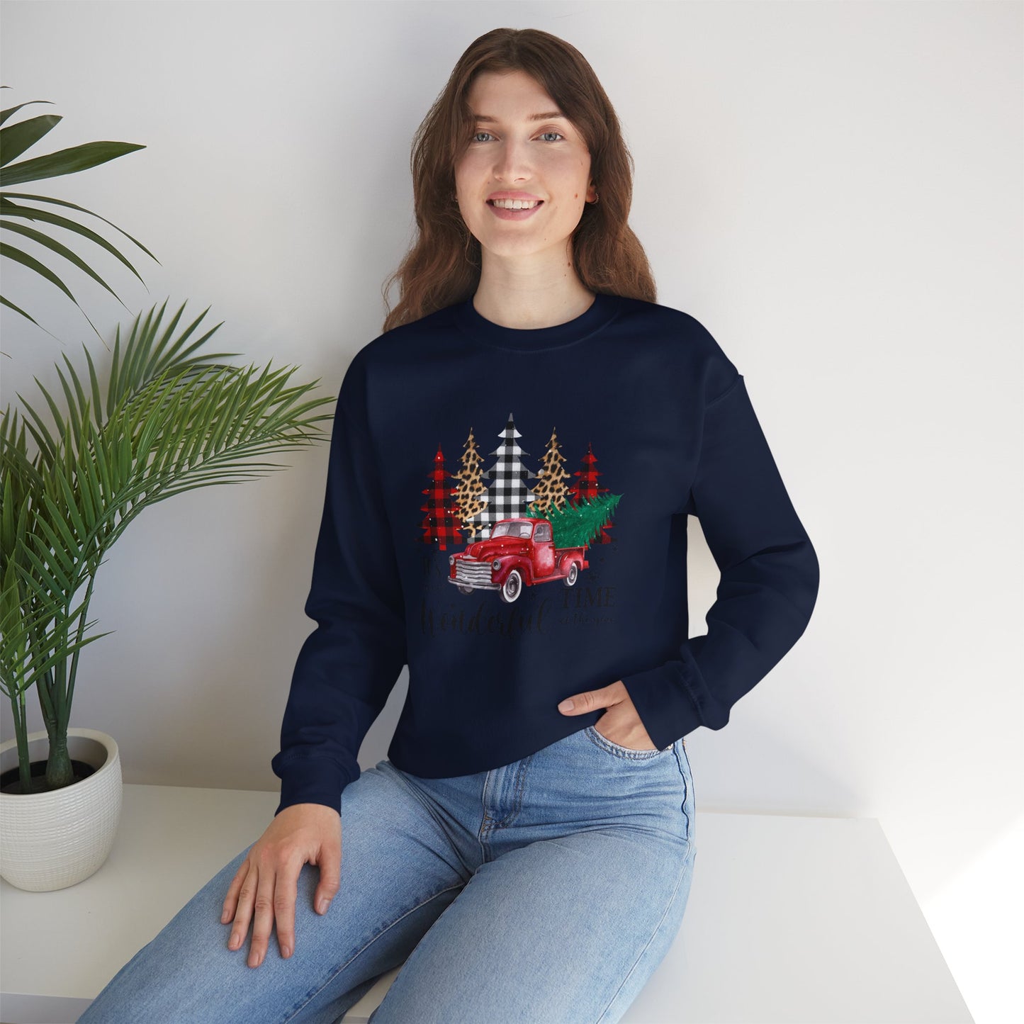 Christmas sweater it's the most wonderful time of the year Christmas sweater Merry Christmas sweatshirt Bright Christmas gift for her