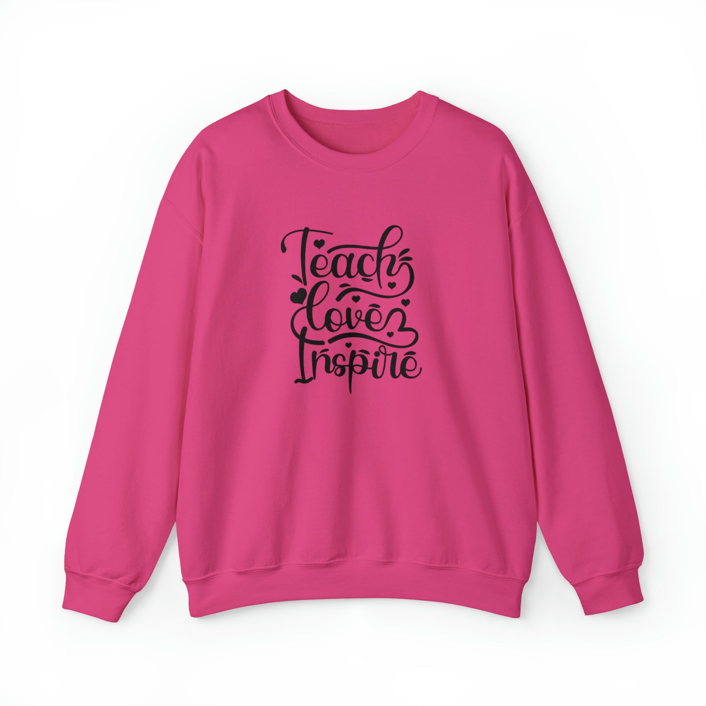 Teach love inspire sweater, Do what makes you happy Sweatshirt, Teacher mode shirt, Christmas Sweater, Christmas Crewneck, Holiday g