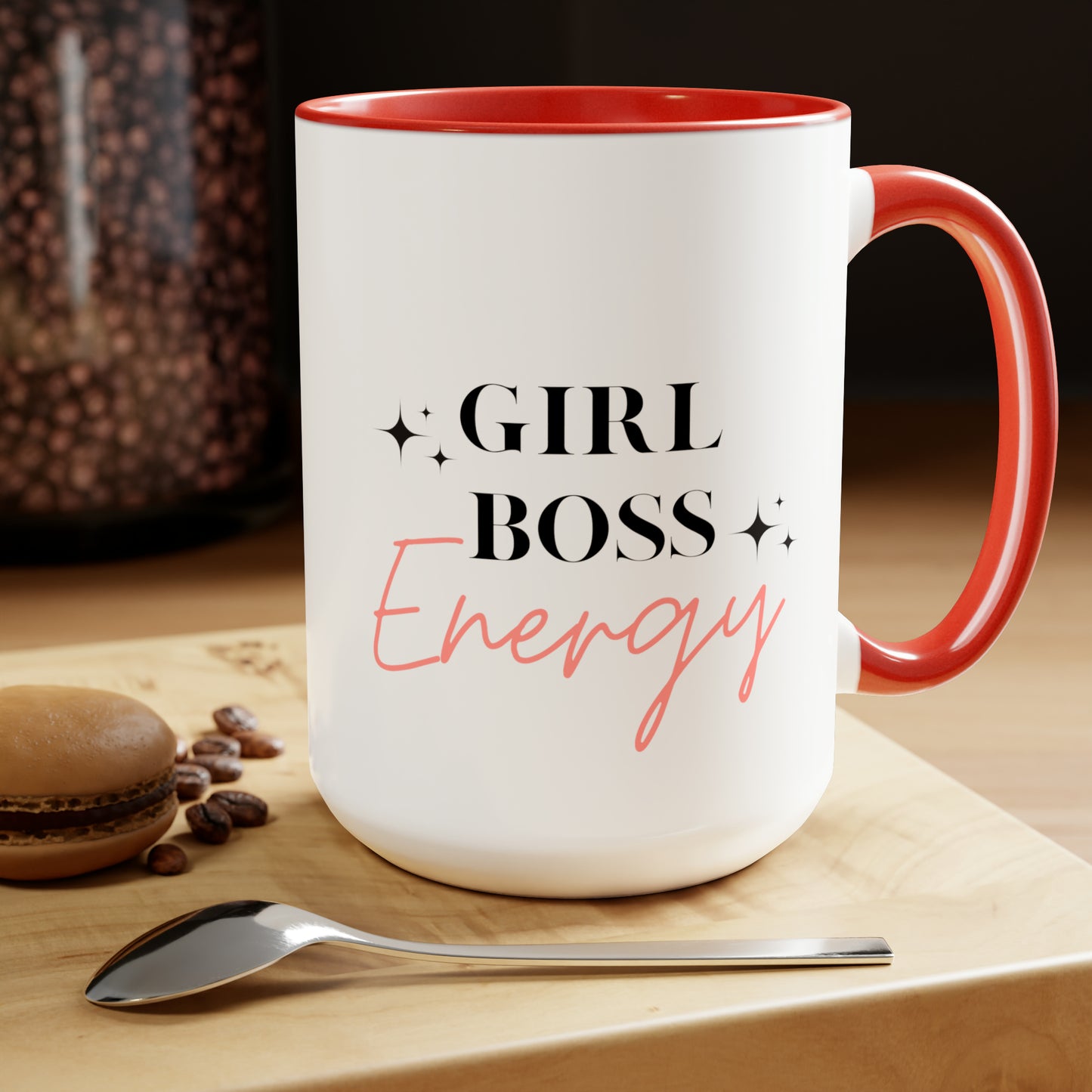 Girl boss energy mug Bossbabe Christmas mug gift for mom gift mug Floral mug gift for her Mug funny gift for wife Coffee Mug Christmas gift