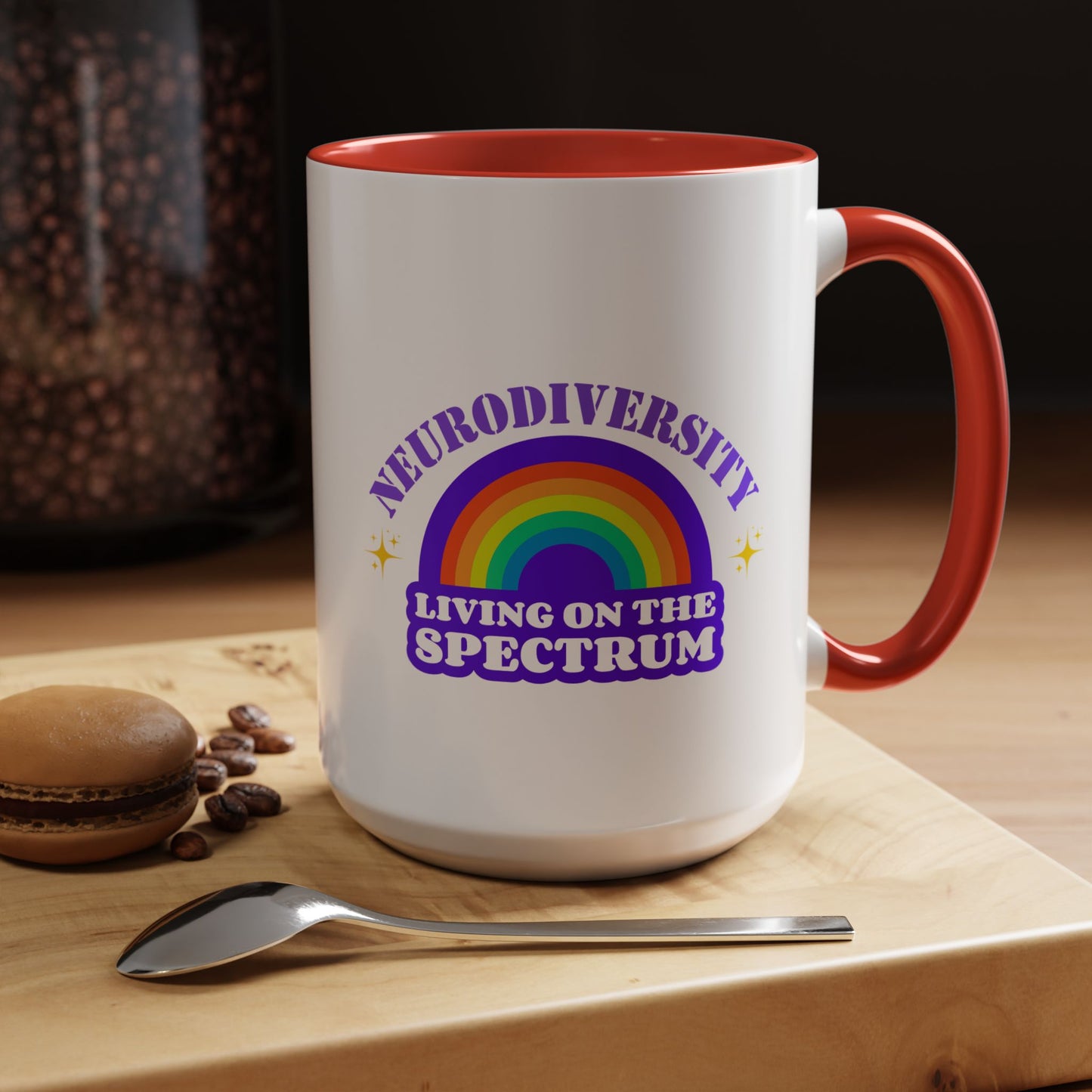 NeuroDivergent mug Morning affirmations mug neurospicy mug rainbowmug On the spectrum gift Christmas gift for her gift for him bestie Mug