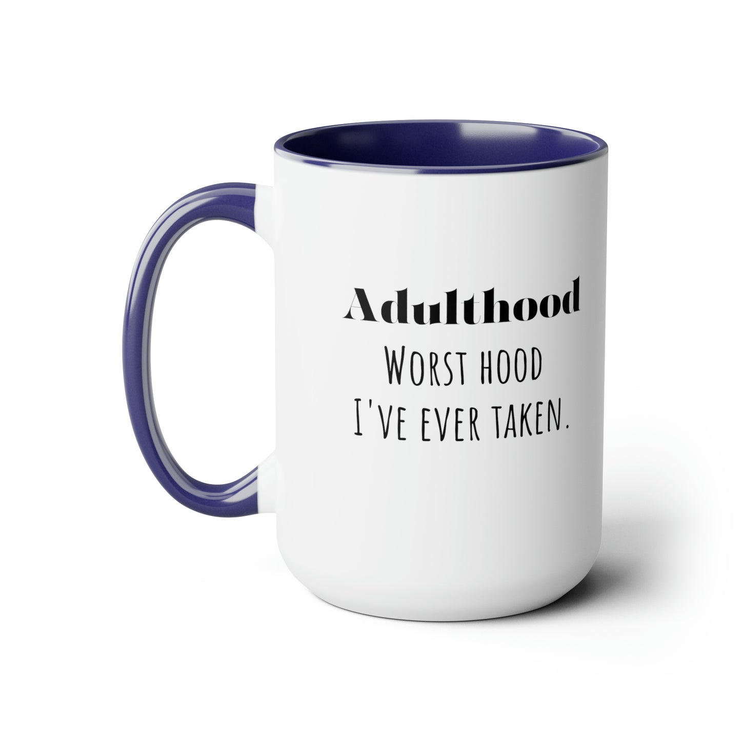 Adulting mug funny adulthood mug bestie gift Valentine's Day gift for her mug custom message gift gift for him Coffee Mug Coffee tea