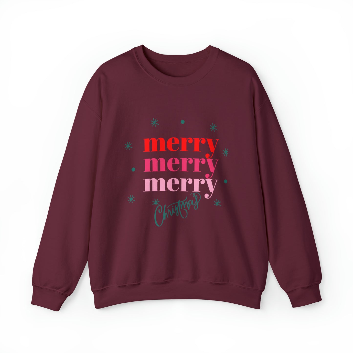 Festive AF sweater Pink Merry Bright Christmas Sweatshirt for Women Christmas Shirt Sweater Holiday Christmas gift for her gift for him