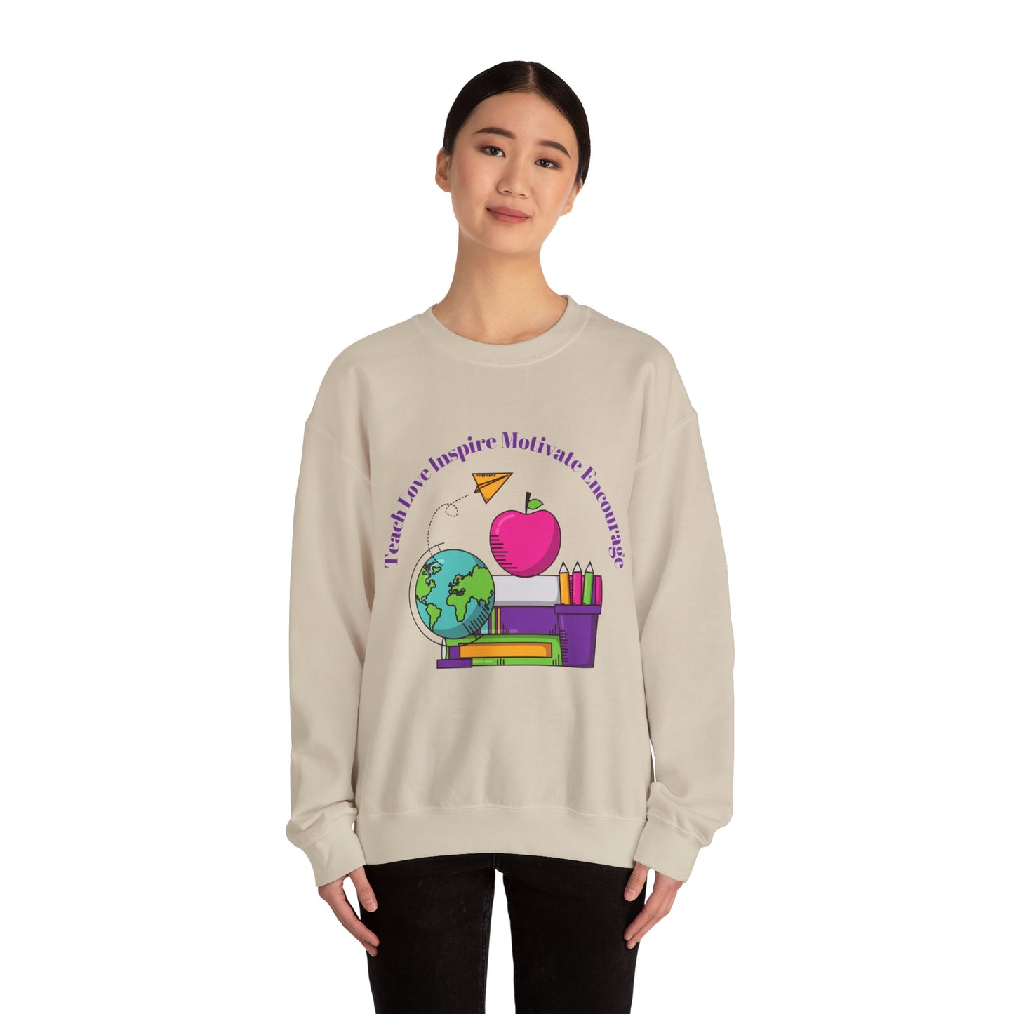 Teacher love motivate sweater gift for her teacher sweater custom sweater funny Valentine's sweater gift for him professor gift birthday