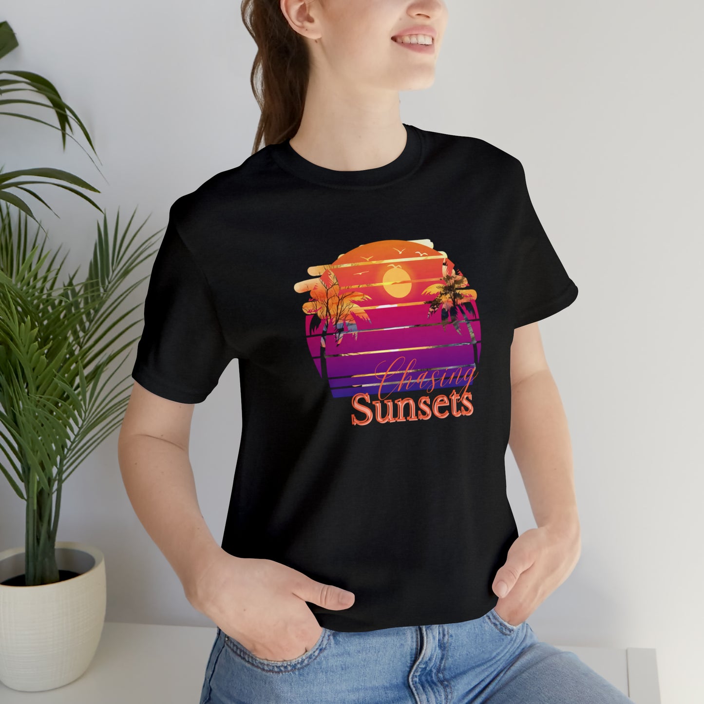 Chasing Sunsets shirt Life is an Adventure shirt Good vibes only shirt Adventurer shirt gift for her gift for him vacation shirt best friend