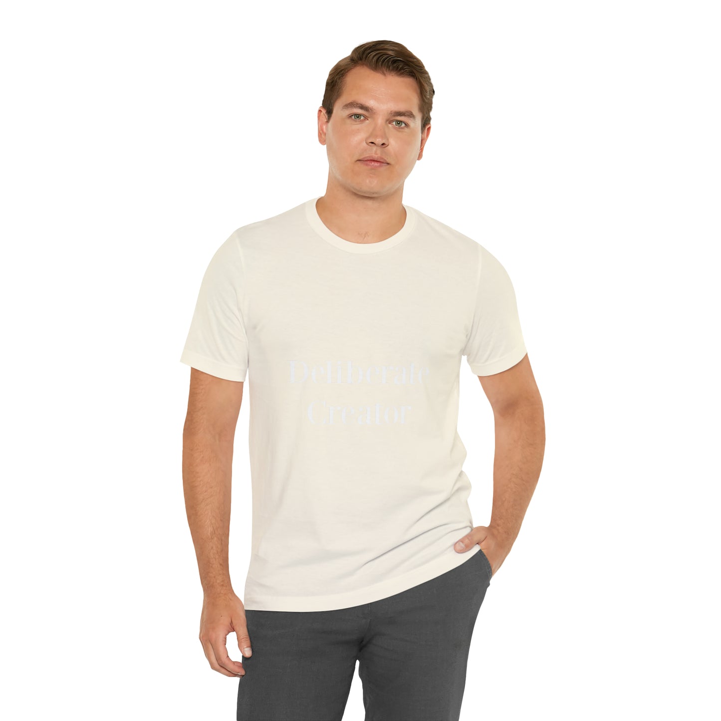 Deliberate creator tee,  Unisex Jersey Short Sleeve Tee