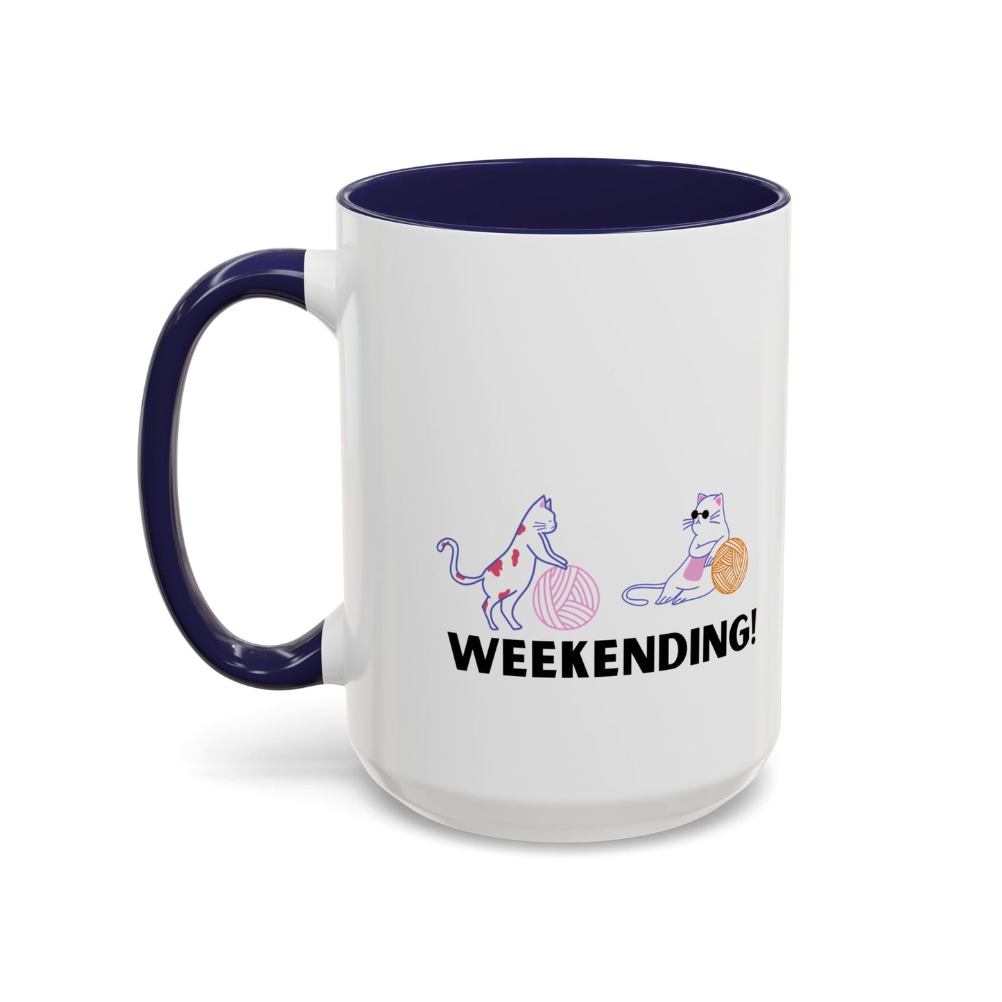 Crochet weekending mug coffee lover weekending vibes mug Coffee Mug swift Funny Coffee Cup Cat Lady Gift Cat Lover Gift Cat Mom christmas