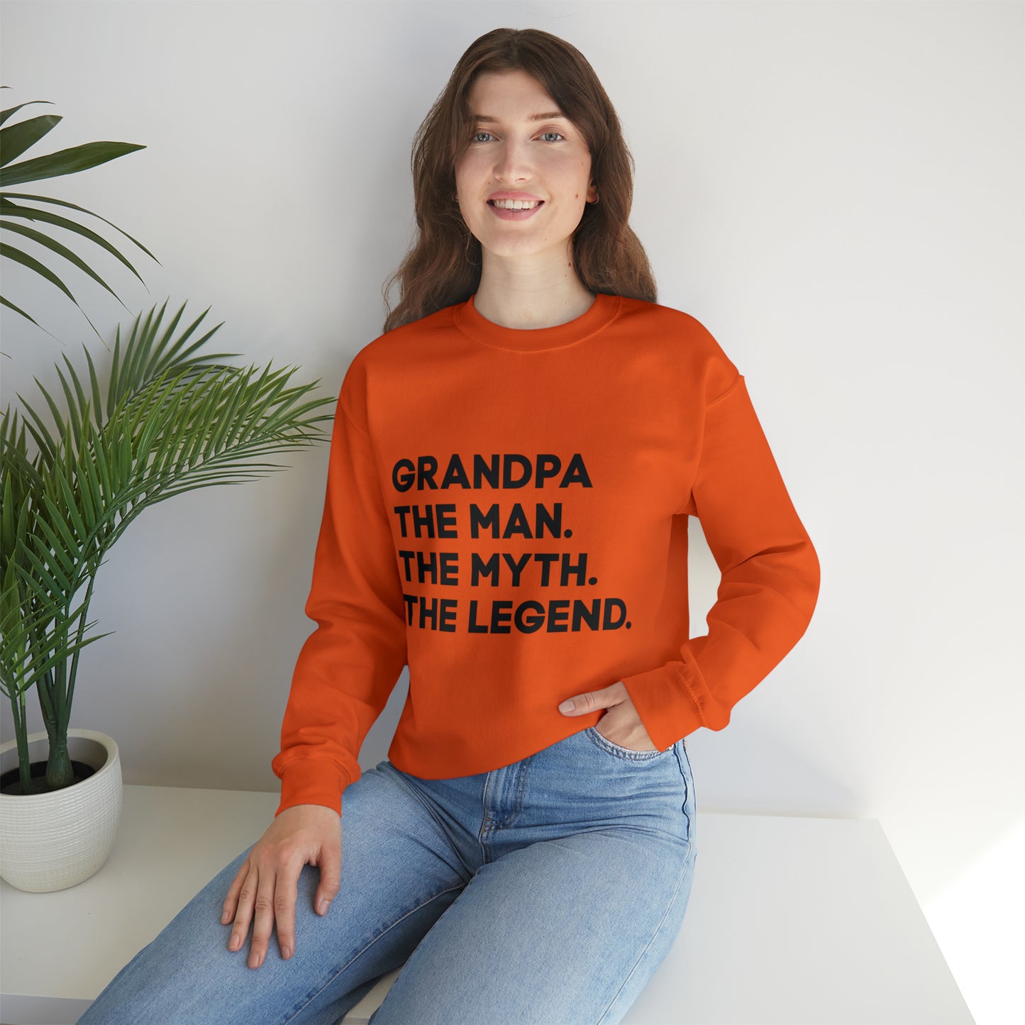 Grandpa sweatshirts,the man the myth the legend t-shirt, gift for Dad and me shirts, Father's day gifts, best friend, Christmas gift for dad