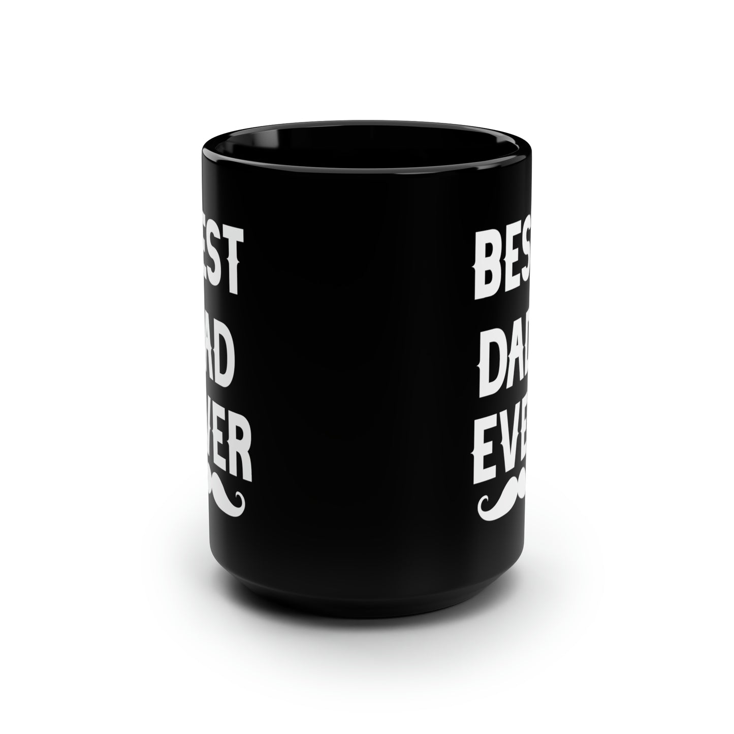 Mustache dad mug black mug 15 oz bring functional word fuck giftmerch office funny gift best friend gift Christmas