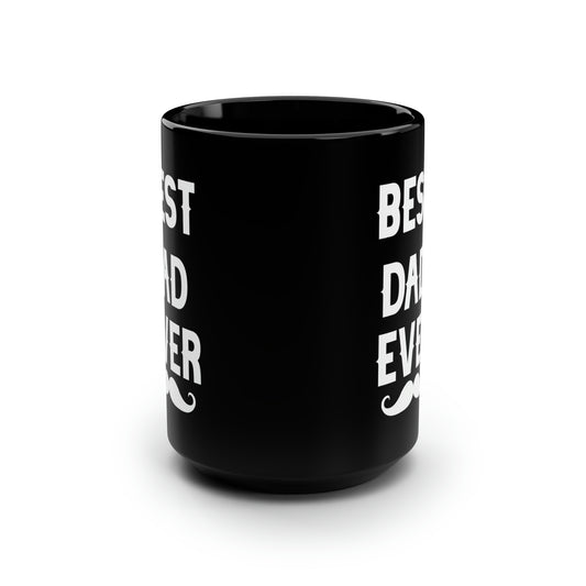 Mustache dad mug black mug 15 oz bring functional word fuck giftmerch office funny gift best friend gift Christmas