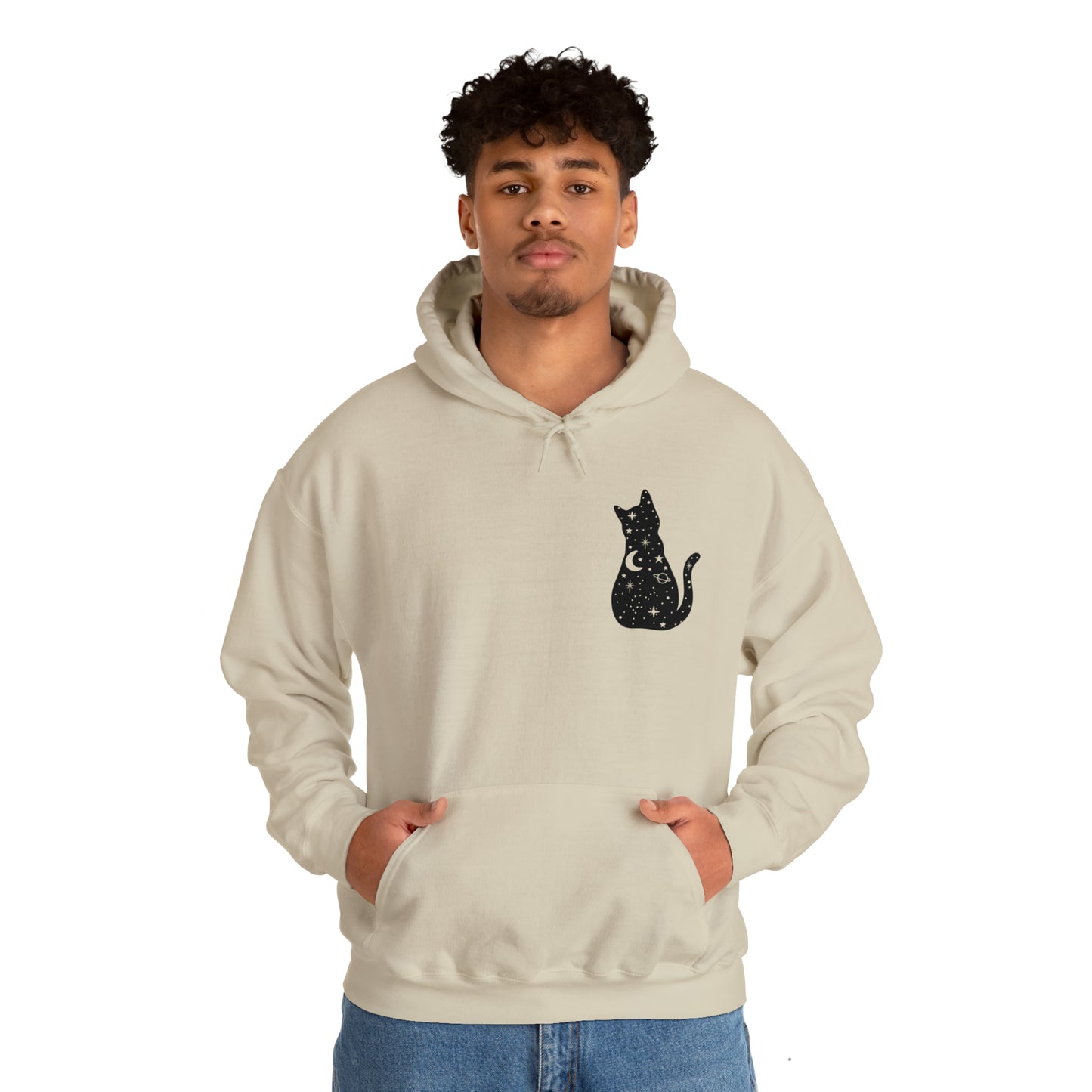 Halloween Sweatshirt Black Cat Shirt Halloween Sweater Halloween Cat Sweatshirt Gift for Cat Lover Gift Black Cat Gift for Cat Mom Gift Moon