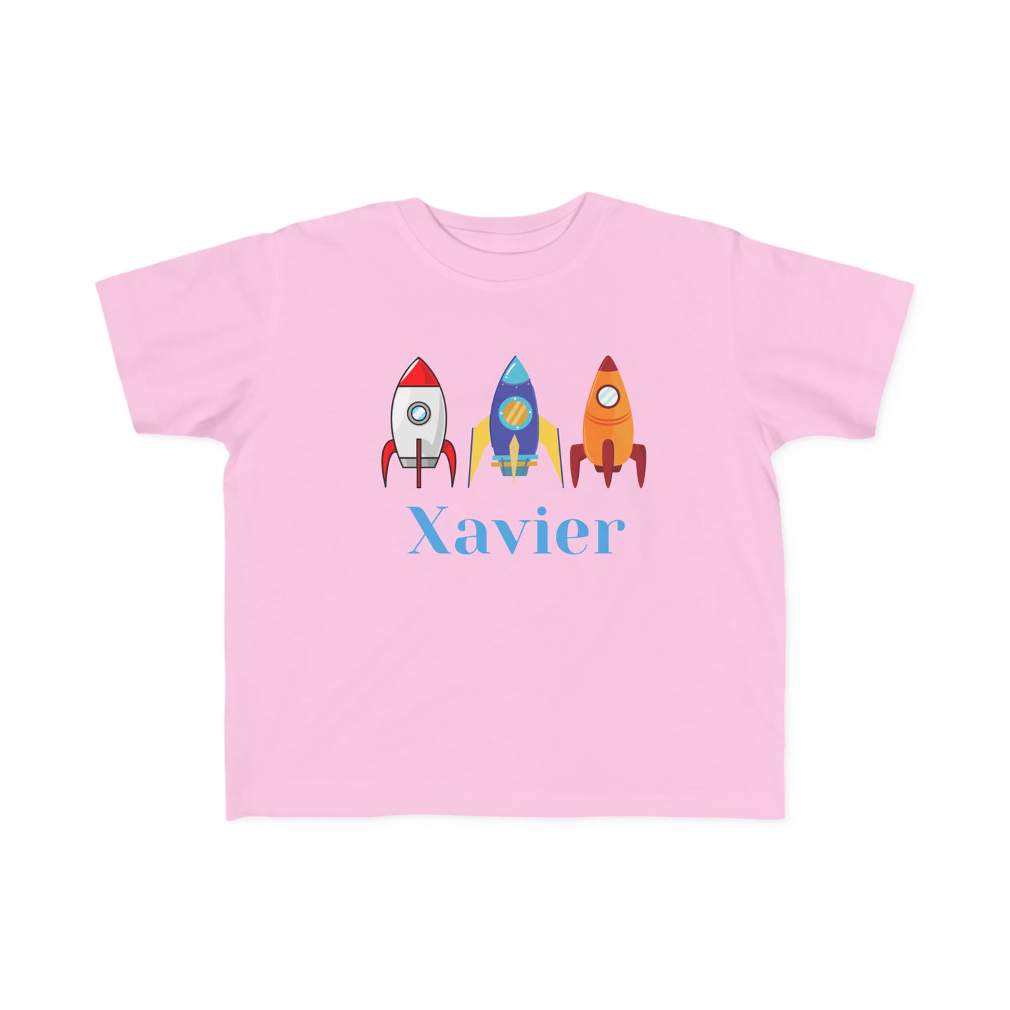 Custom name toddler shirt rocket toddler shirt train Express birthday shirt Christmas kid Tshirt Trex fun tee Toddler's Fine Jersey Tee