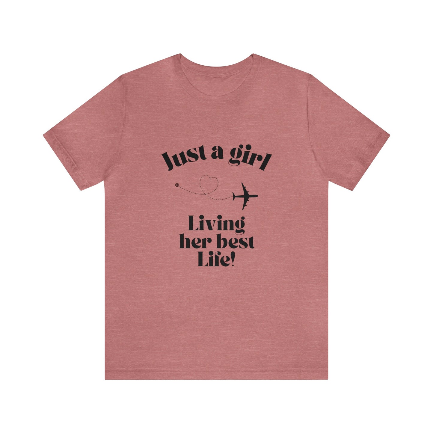 Just a girl living her best life shirt funny travel gift for her chicken shirt girlfriend shirt birthday Shirt Matching travel Tees