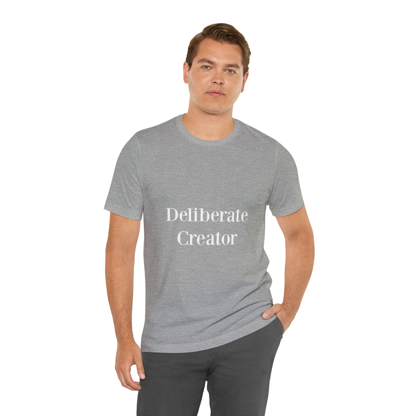 Deliberate creator tee,  Unisex Jersey Short Sleeve Tee
