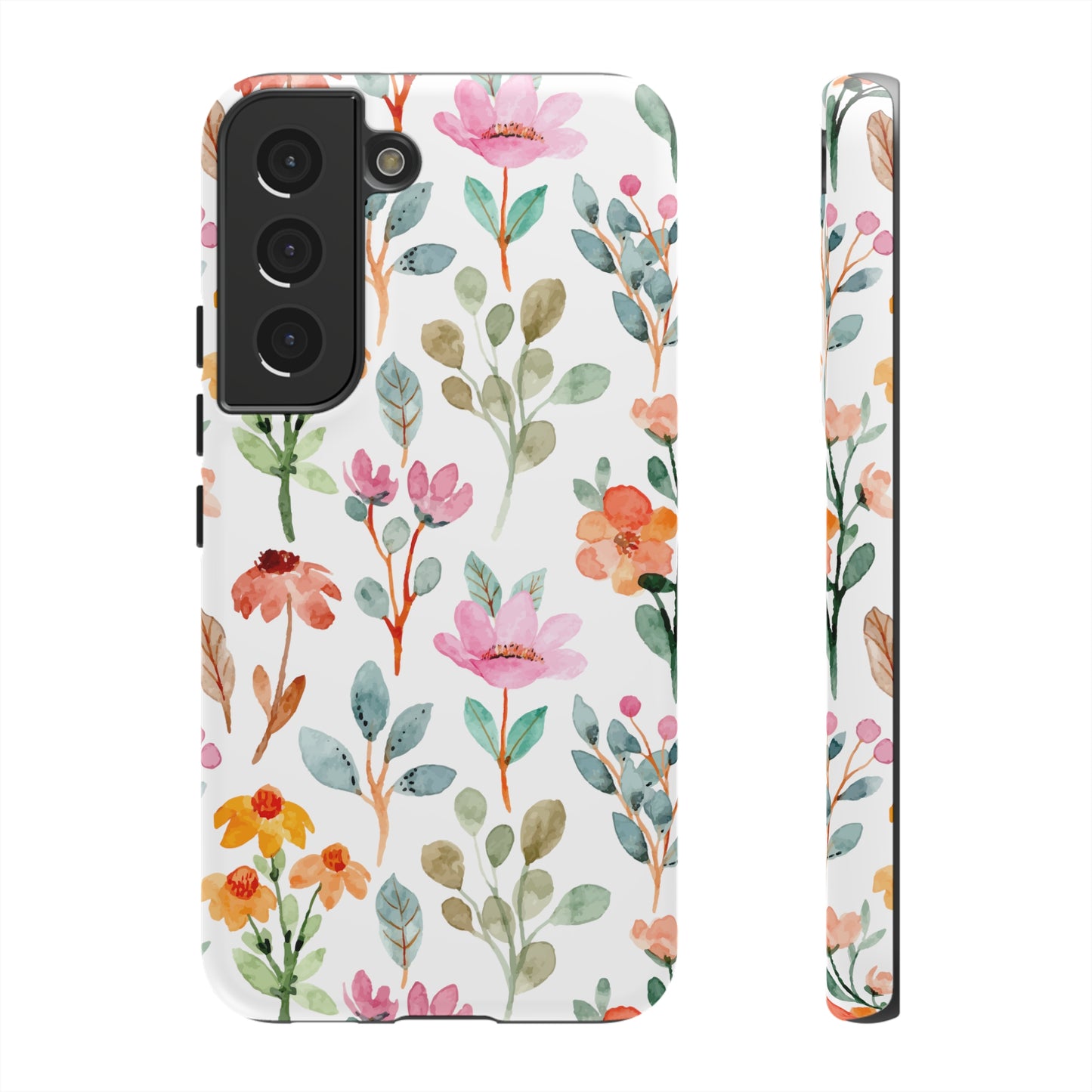 Floral phone case mother's day gift best friend gift for her gift for him flower cell phone cases Tough Cases