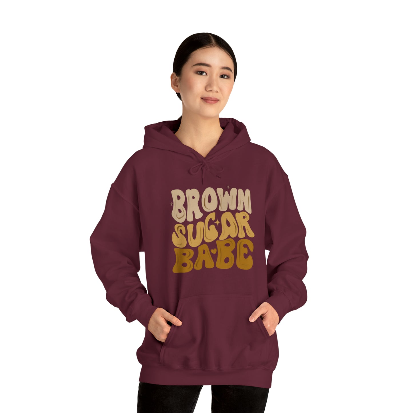 Brown sugar babe hoodie, gift for her, best friend gift, birthday vacation, Unisex Heavy Blend Hooded Sweatshirt