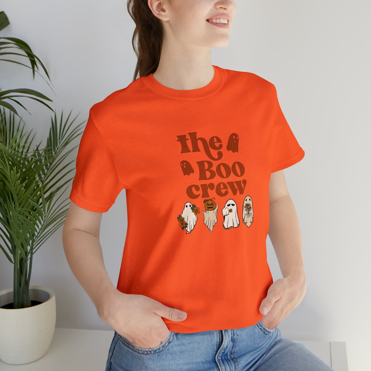 Halloween shirt,The boo crew tee,Hey boo ghost Halloween tshirt,Halloween Sweatshirt,Spooky Season T Shirt,Halloween Sweater,Christmas gift
