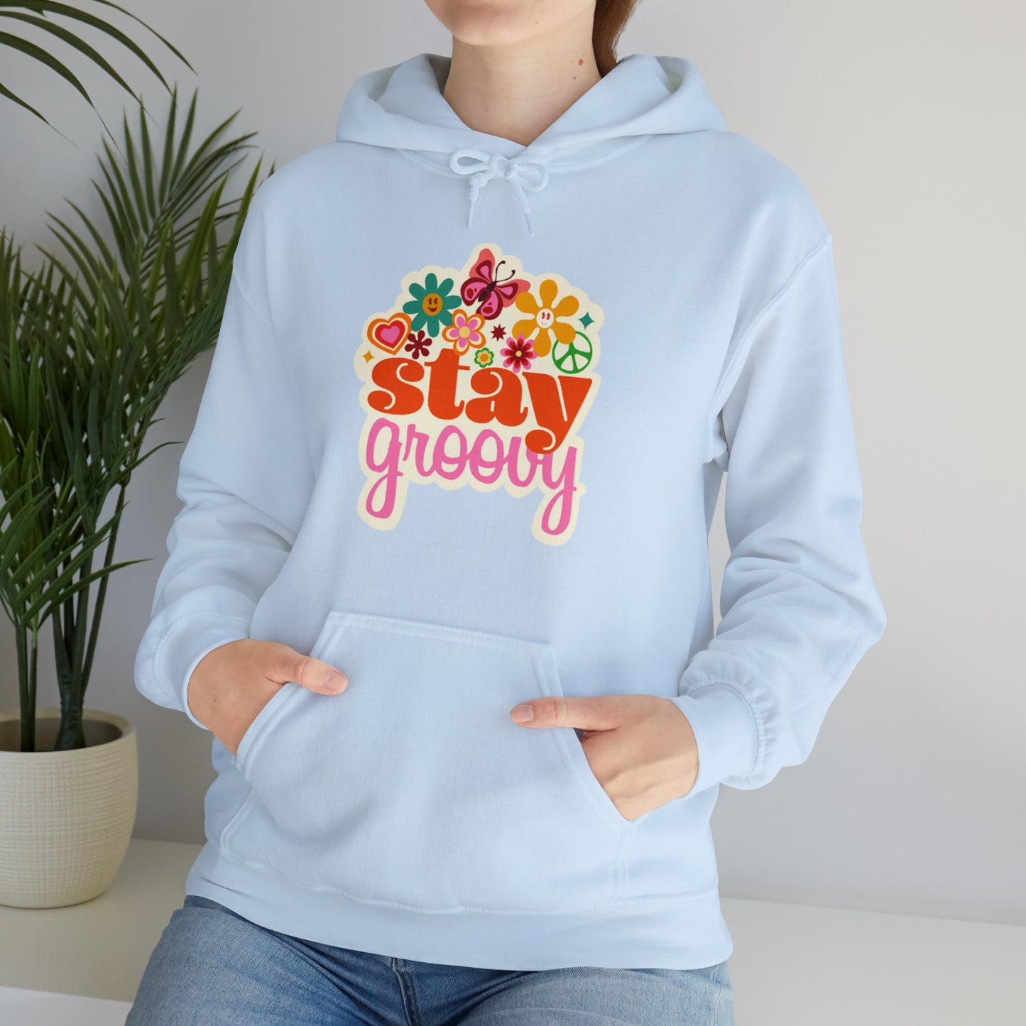 Stay Groovy Hoodie, Hippie Hoodie, good vibes hoodie, Fun Summer shirt, Birthday gift for her, Galantine gift for her,best friend gift, vac