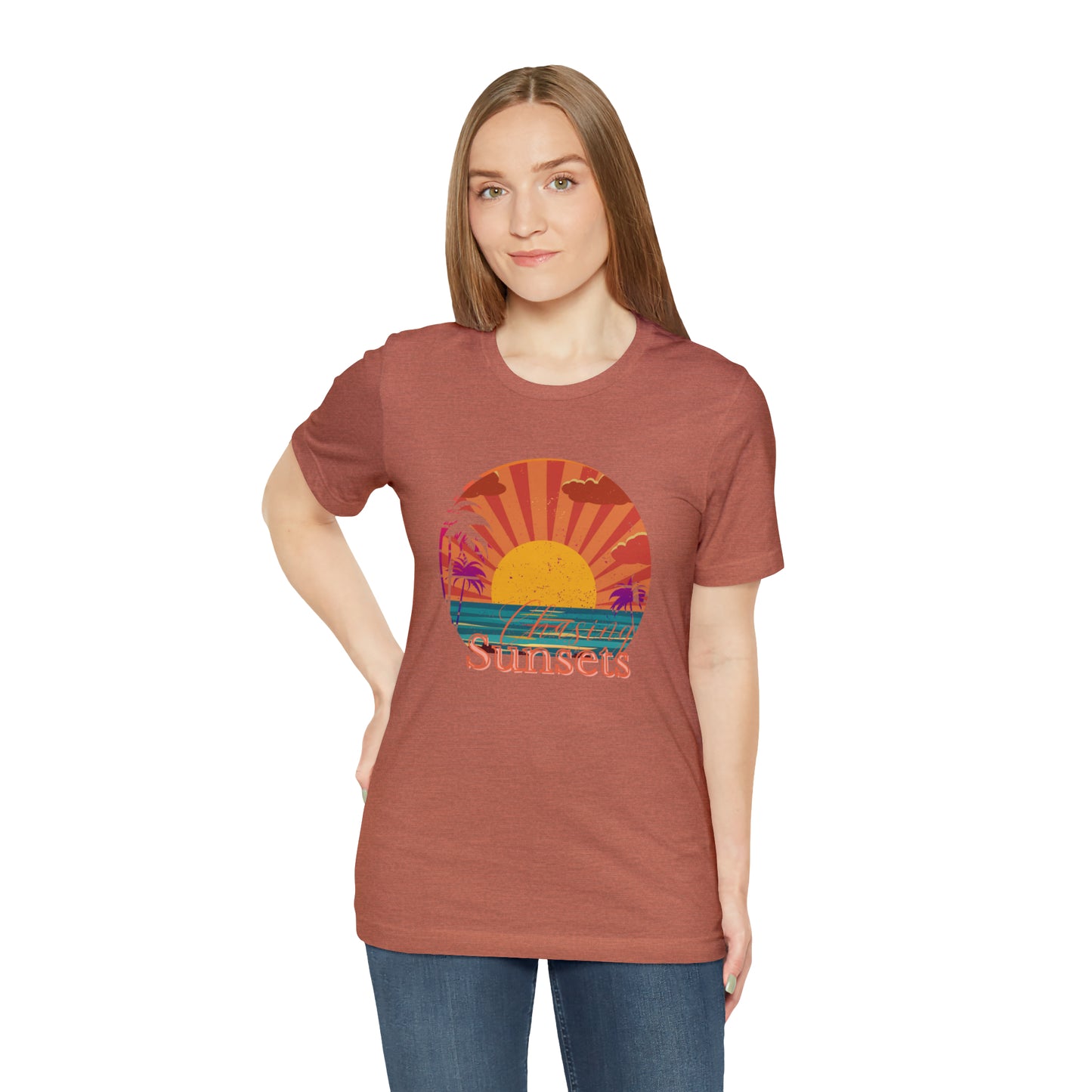 Chasing Sunsets shirt Adventurer shirt Good vibes only T shirt gift for her gift for him vacation shirt best friend