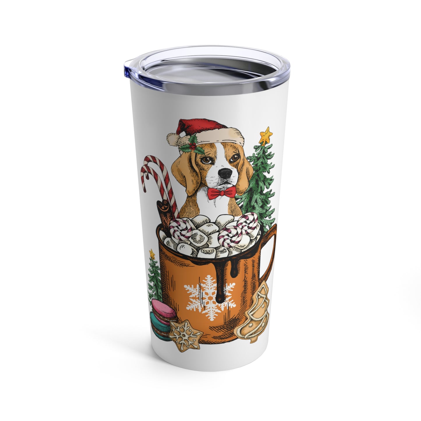 Dog lover Christmas gift woof Christmas tumbler Skinny Tumbler with Straw, 20oz gift for her gift for him Tumbler 20oz, dog dad dog mom