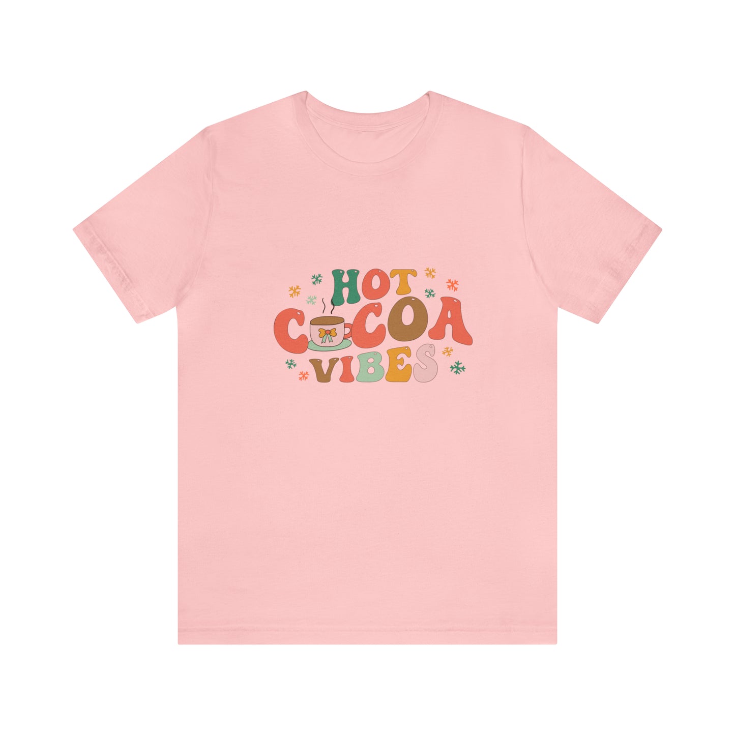 Hot cocoa vibes shirt, Pink autumn vibes Halloween tshirt, Halloween Sweatshirt, spooky T Shirt,Retro Halloween Sweater,Christmas gift