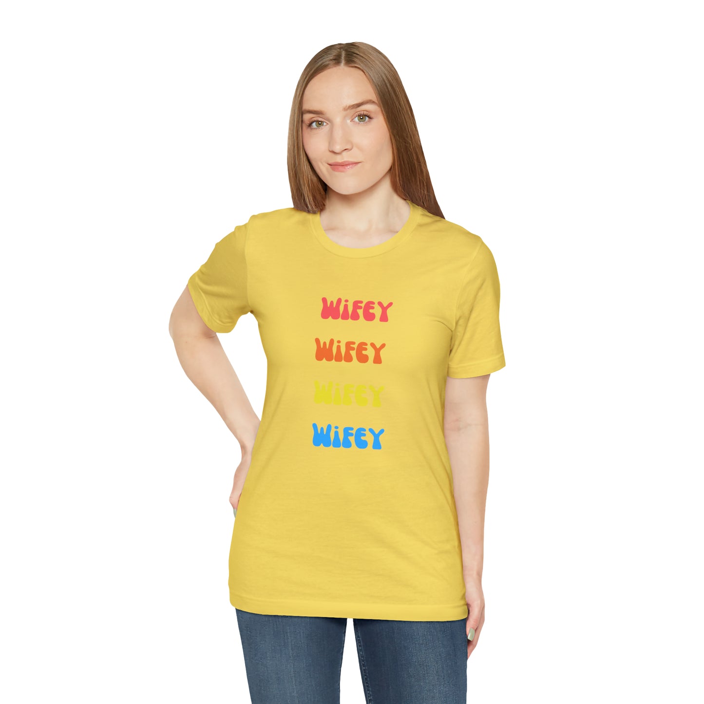 Wifey Wifey T-Shirt Aesthetic Shirt Trendy Shirt Shirt With Words On Back Tumbrl Positive Tee Gift for him Gift for her