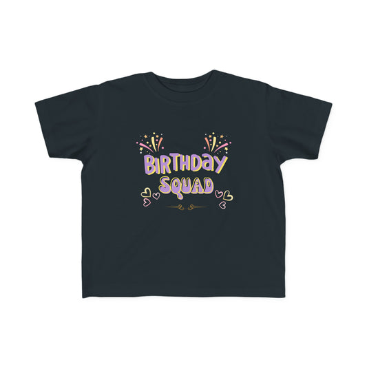 Birthday squad shirt toddler birthday shirts Birthday party Tshirt T-rex fun tee, Toddler's Fine Jersey Tee