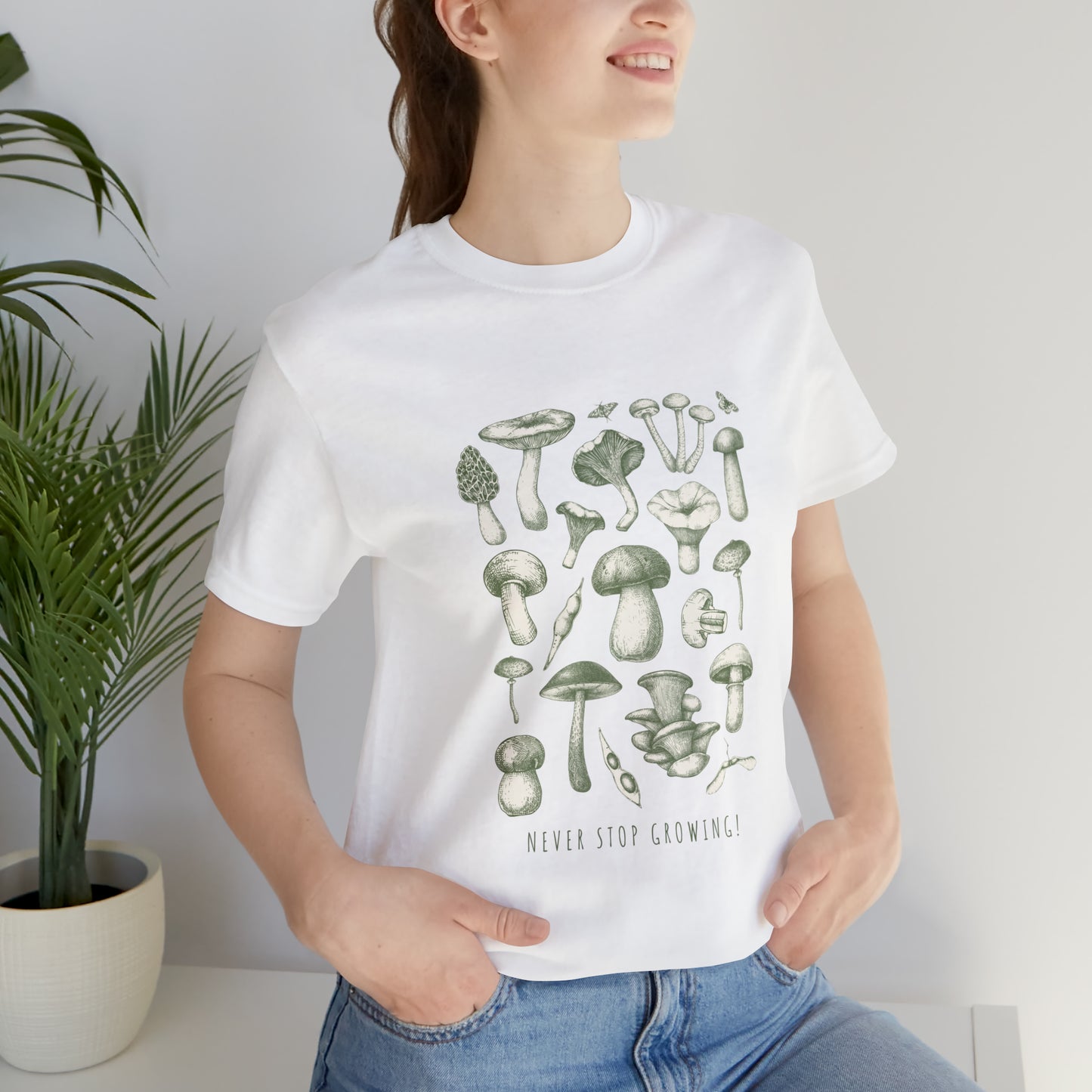 Mushroom tshirt book lover herbology Tshirt Shirt Halloween Gift for Cat Lover Gift for Cat Mom Gift
