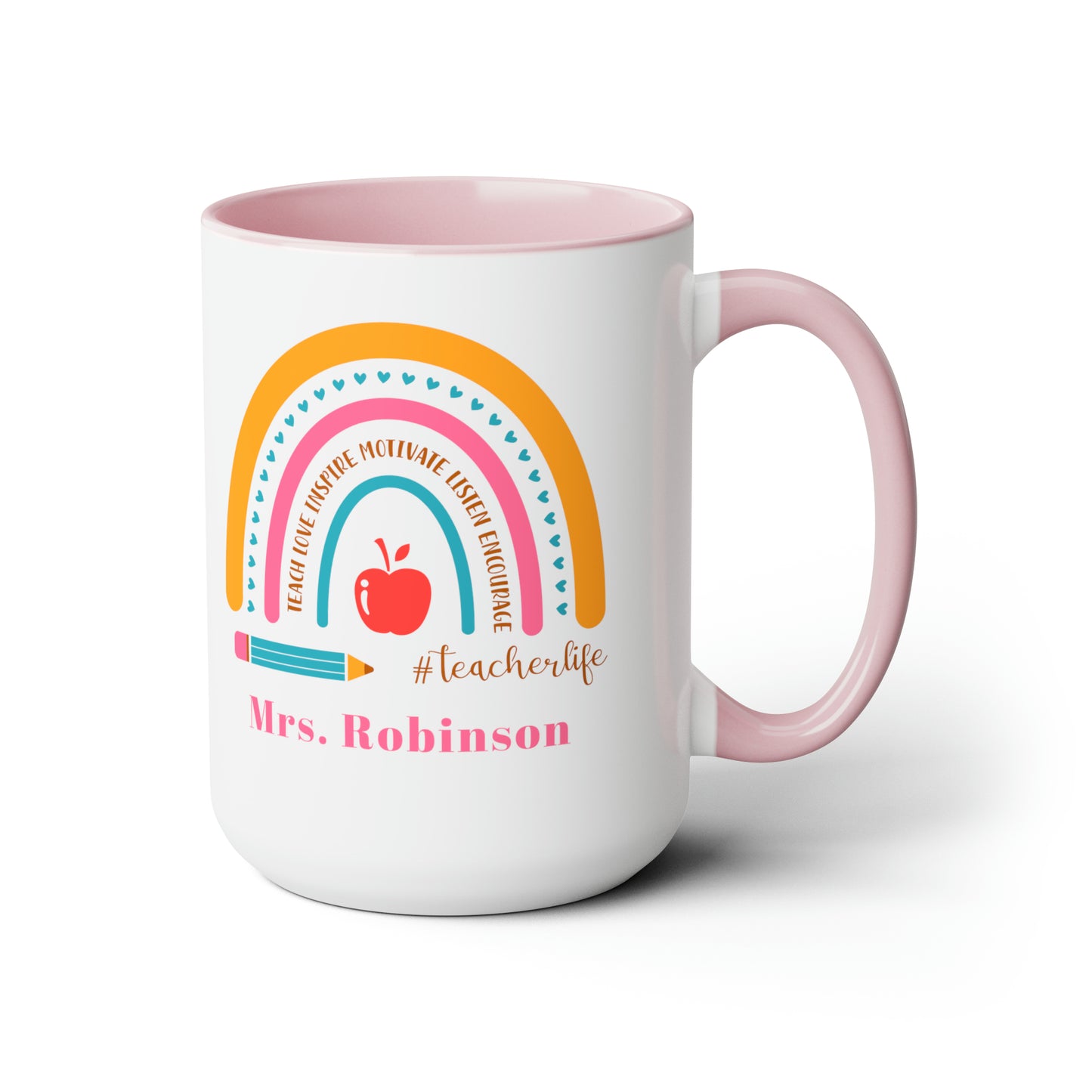 Personalized name mug custom teacher gift teacher appreciation vibes  lady mug Supervisor mug Coffee Mug gift for her Mug wife Coffee Mug