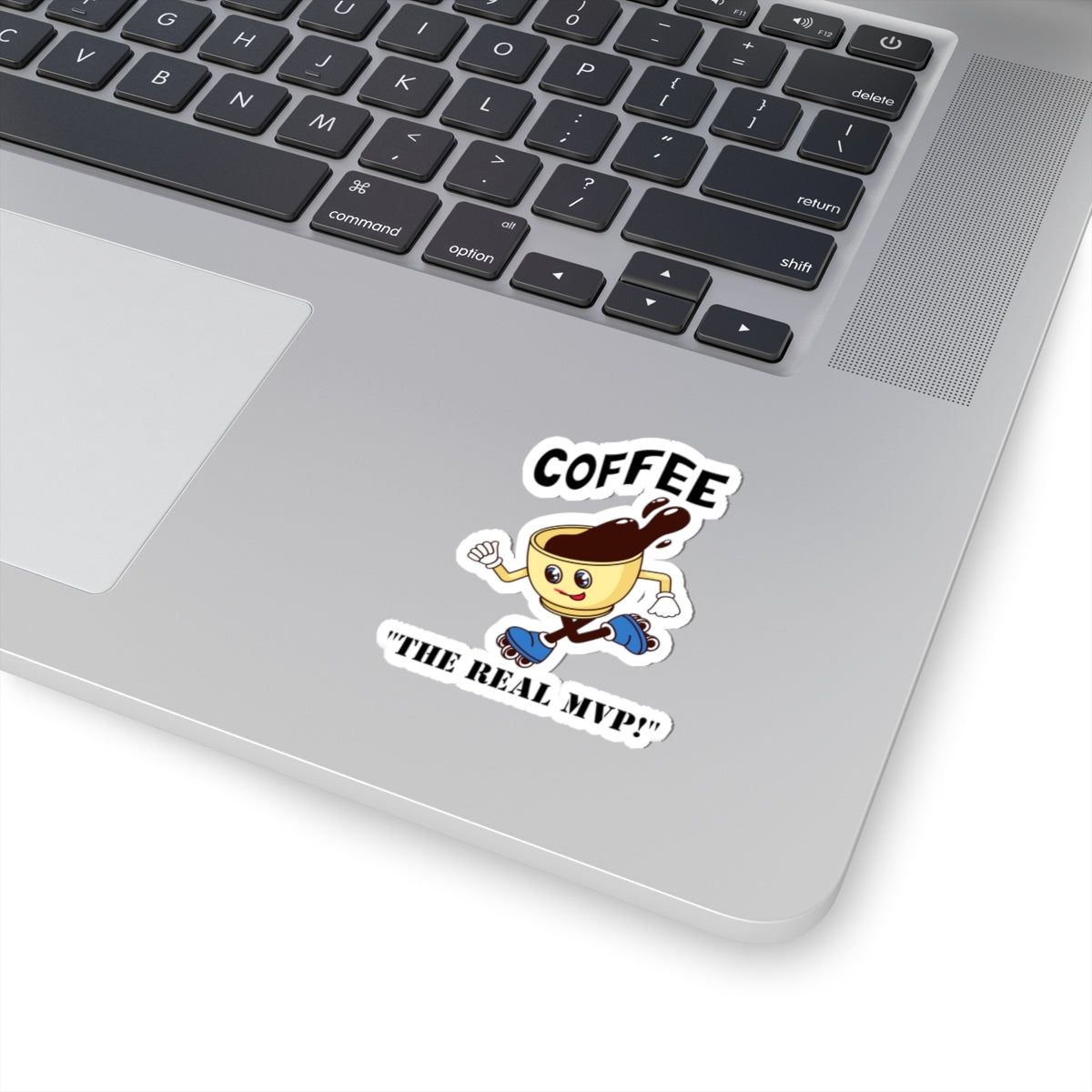 Coffee the real mvp sticker laptop sticker funny coffee sticker bottle water sticker gift for her gift for him funny recommend sticker