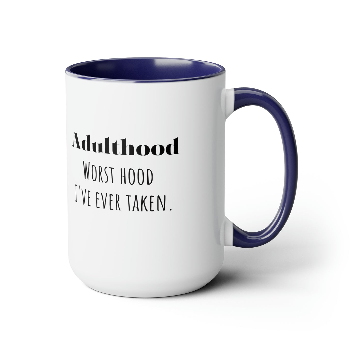 Adulting mug funny adulthood mug bestie gift Valentine's Day gift for her mug custom message gift gift for him Coffee Mug Coffee tea