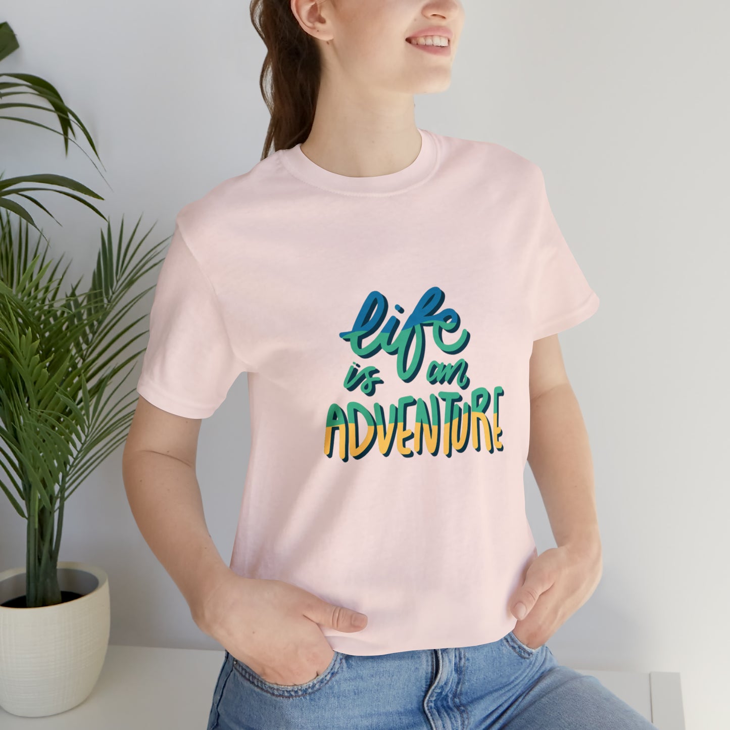Life is a pure Adventure shirt, Good vibes only shirt, Adventurer shirt, Unisex gift, gift for her, gift for him, vacation shirt,best friend