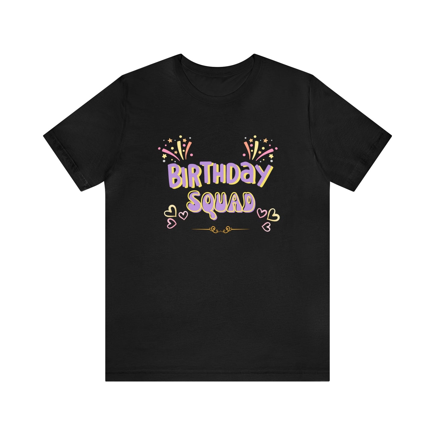 Birthday squad shirt birthday girl shirt birthday shirt gift for her best friend gift birthday party attire month funny Tshirt birthday gift