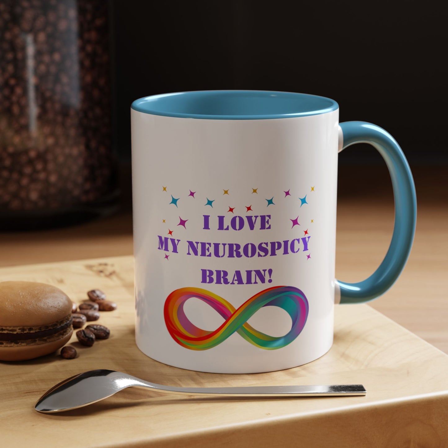 Neurospicy mug Morning affirmation mug I love my neurospicy mug  NeuroDivergent mug spectrum gift Christmas gift for her gift for him bestie