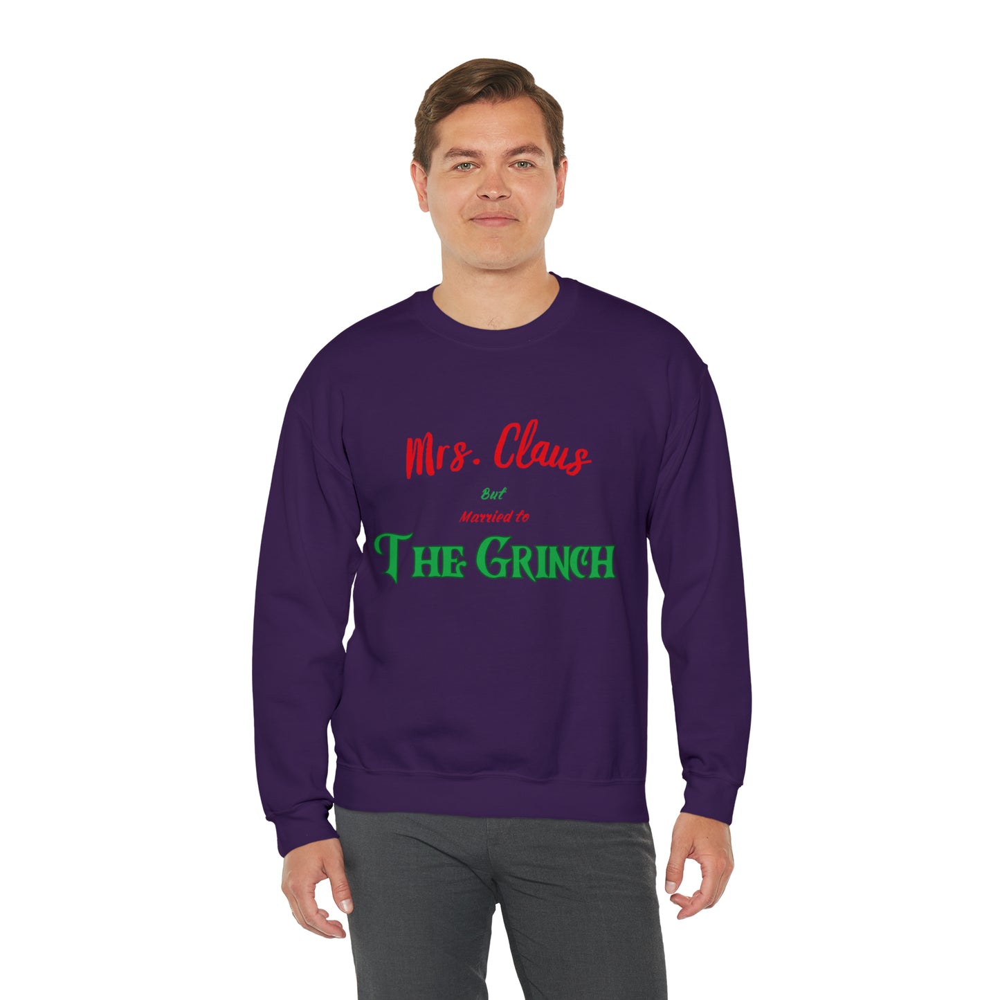 Mrs Claus sweater married to the grinch sweatshirt Merry Christmas Sweatshirt for Women Christmas Shirt Holiday Christmas gift for her
