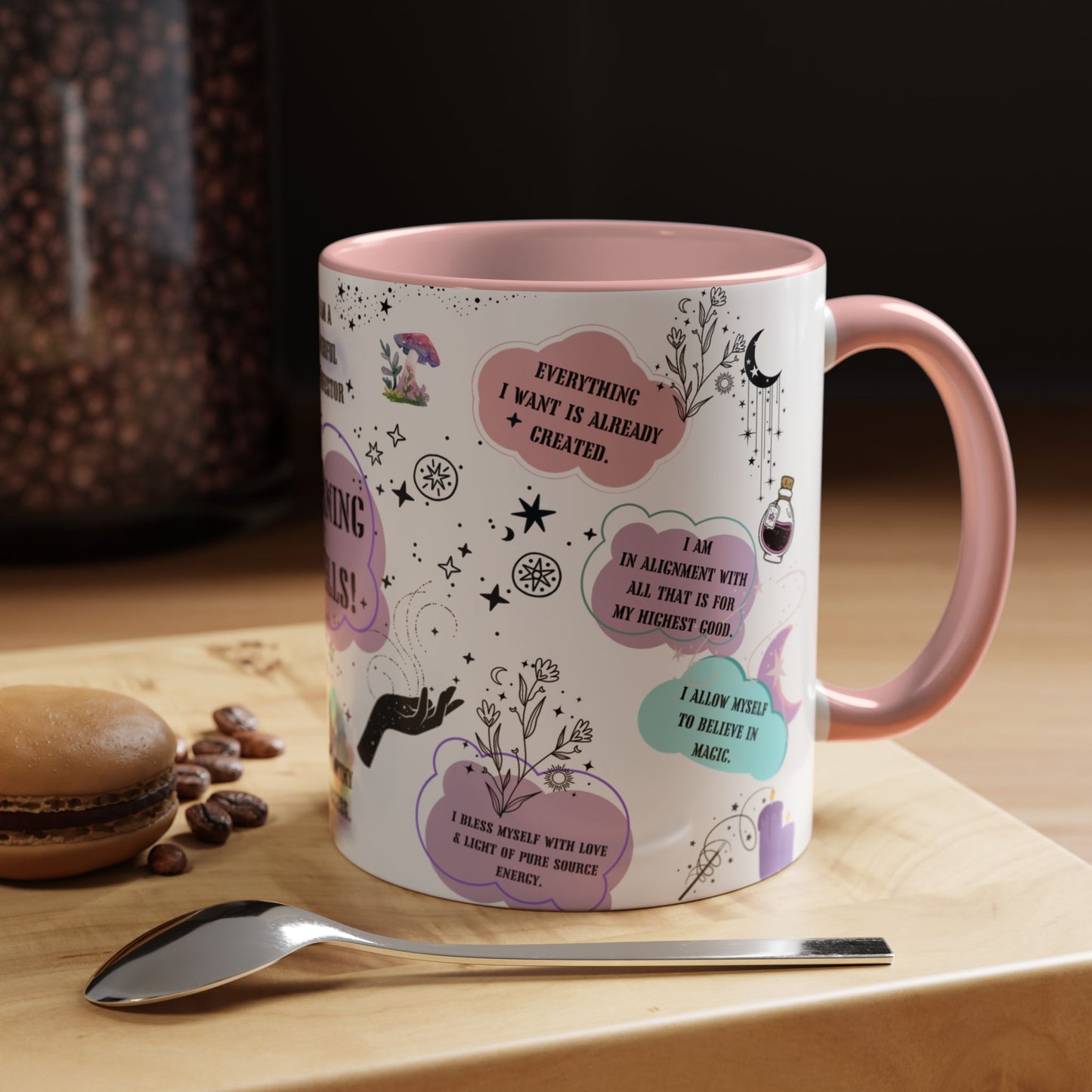 Morning spells mug morning affirmations mug witchy christmas gift coven mug Witches mug Halloween mug wicked mug bestie Gift Mug coffee