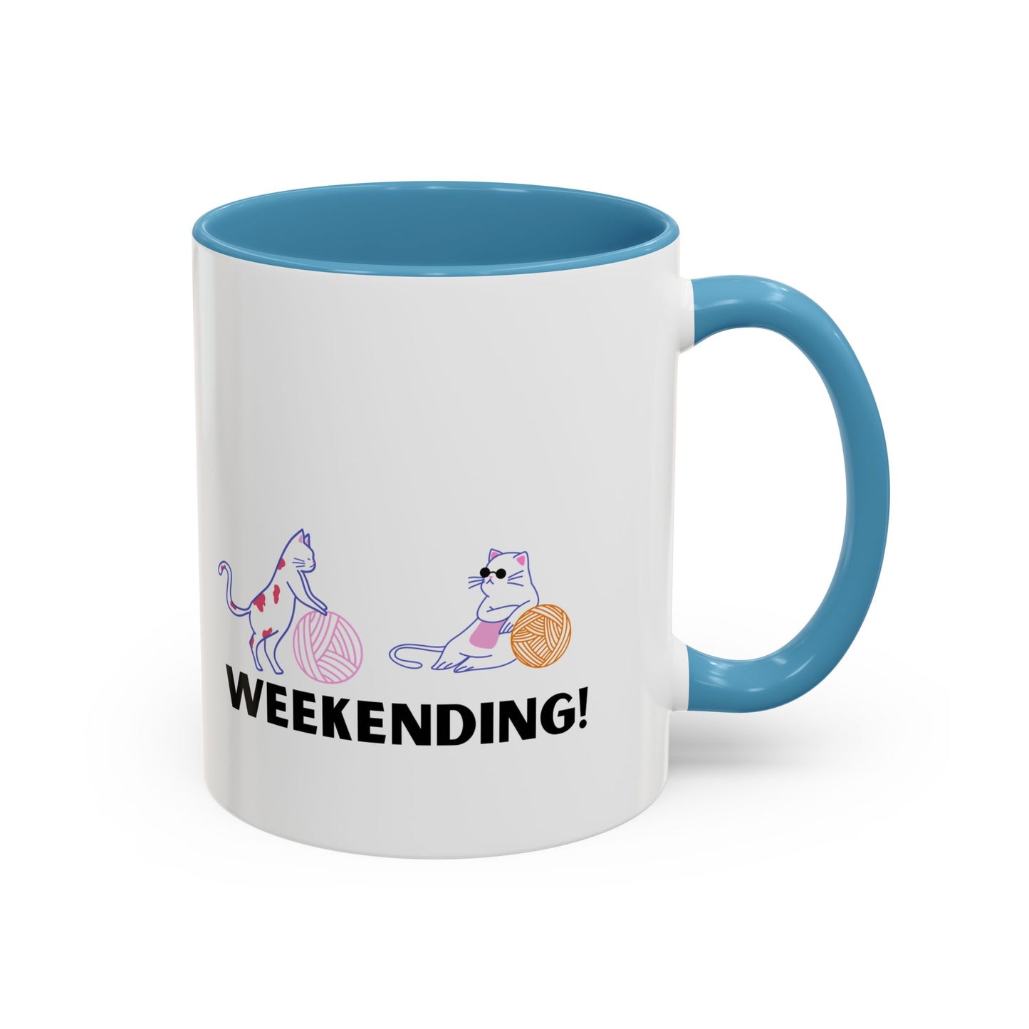 Crochet weekending mug coffee lover weekending vibes mug Coffee Mug swift Funny Coffee Cup Cat Lady Gift Cat Lover Gift Cat Mom christmas