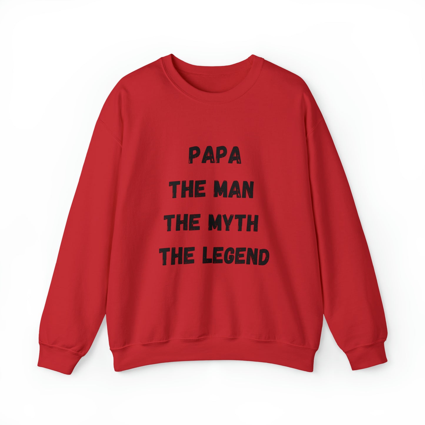 Papa the man the myth the legend Sweatshirt, Gift for Dad sweater father'sday tshirt, Daddy and me Christmas gift, best friend