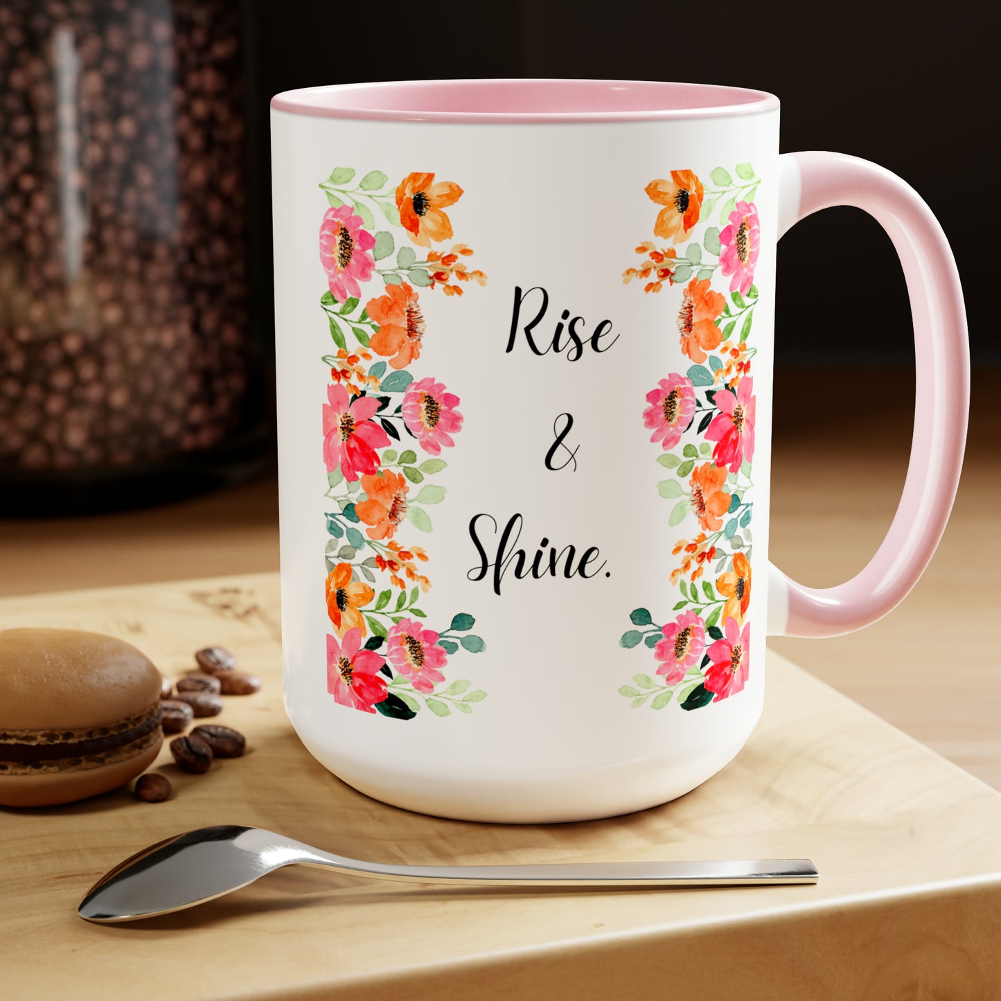 Rise and shine Mug Bossbabe energy Mother of the bride Mug Coffee Mugs Christmas gift for her 15oz gift for mom girlboss tea lover