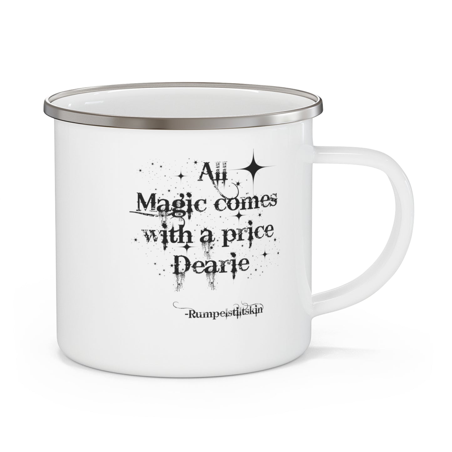 Once upon a time mug, Gift for her, Gift for him, Unisex gifts, gift for wife,gift for Mom, gift for wife, Christmas gift for her Enamel Cam