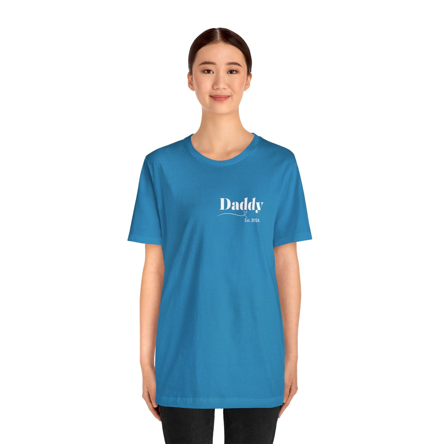 Daddy shirt pregnancy reveal shirt New dad gift dad shirt new mom shirt Christmas gift for her gift for him bridal shower gift