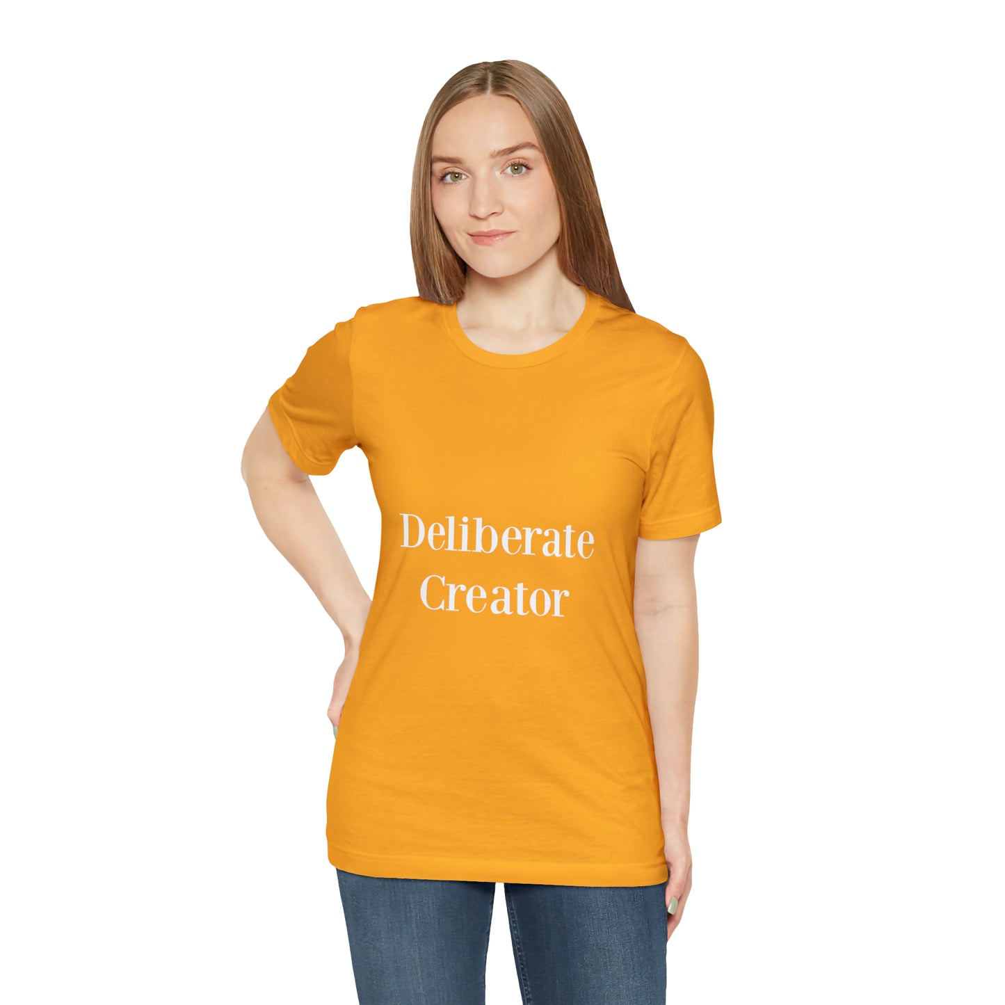 Deliberate creator tee,  Unisex Jersey Short Sleeve Tee