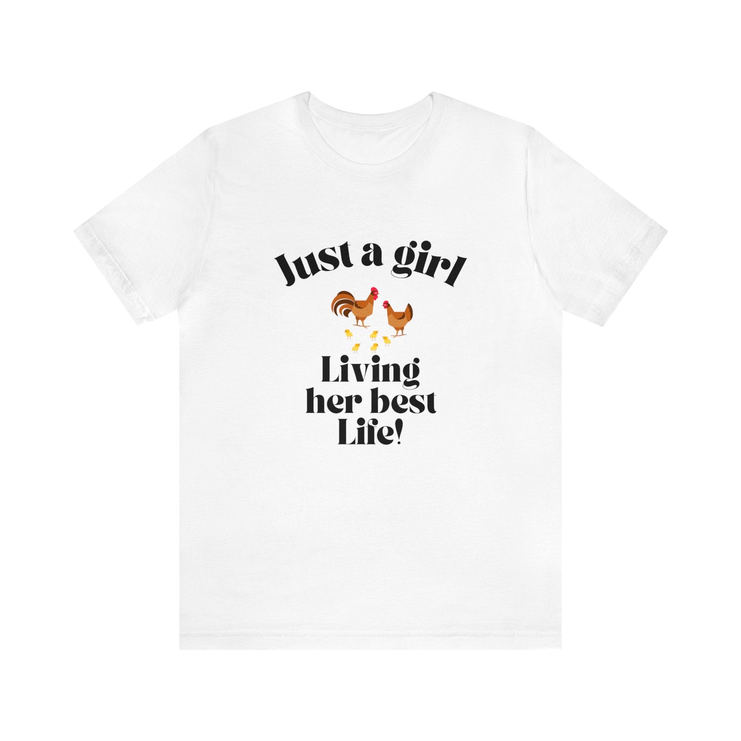 Just a girl who loves chickens shirt funny gift for her chicken shirt girlfriend shirt birthday Shirt Matching travel Tees farm life style