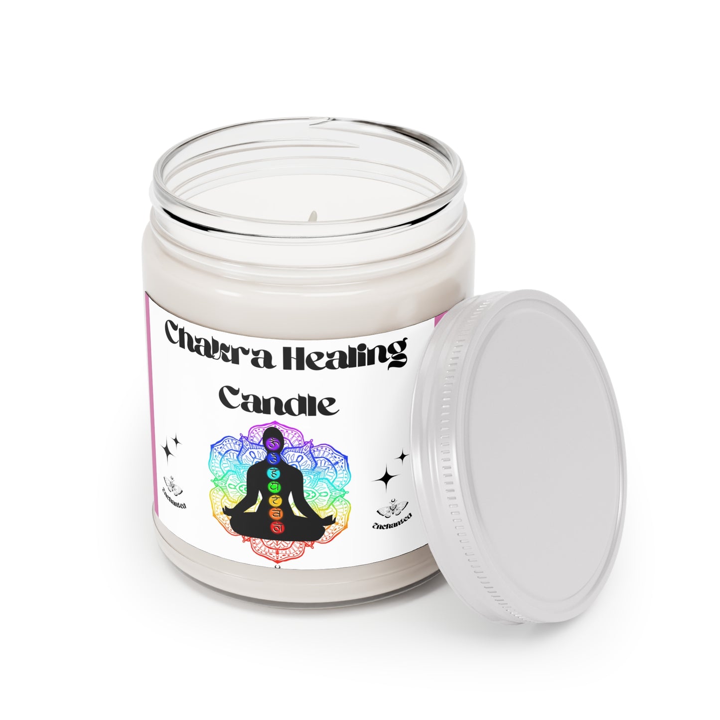 Chakra Healing candle, meditation candle,Bridesmaids gift best friend gift,Vanilla scented hand-poured