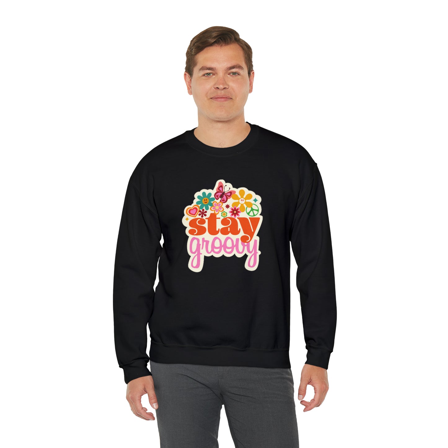 Stay Groovy sweatshirt, good vibes sweater, love inspire sweatshirt mode sweater, Homeschooling sweatshirt mom shirt, shirt unisex gift