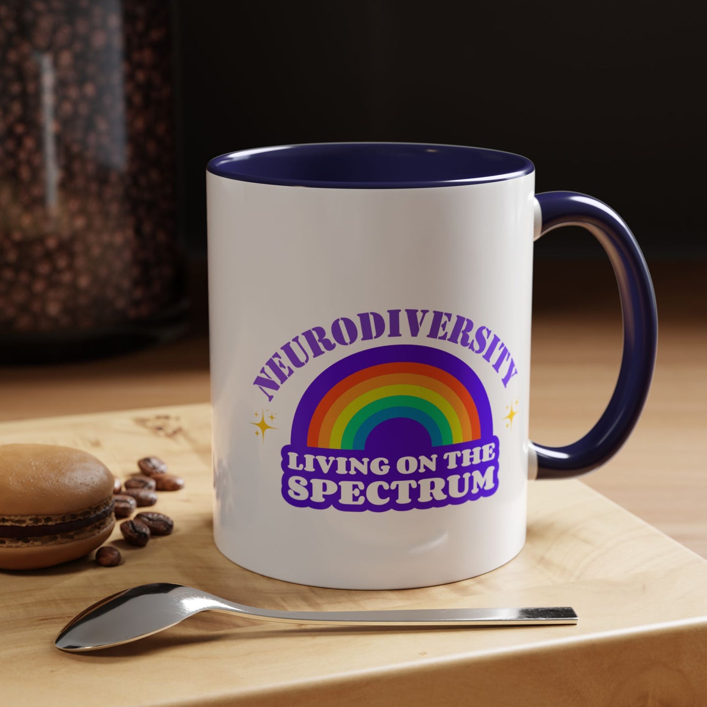 NeuroDivergent mug Morning affirmations mug neurospicy mug rainbowmug On the spectrum gift Christmas gift for her gift for him bestie Mug